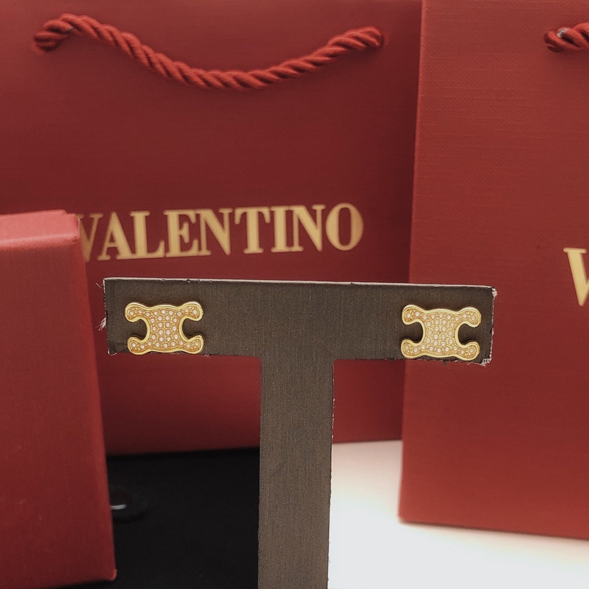 Celine Brass Earrings