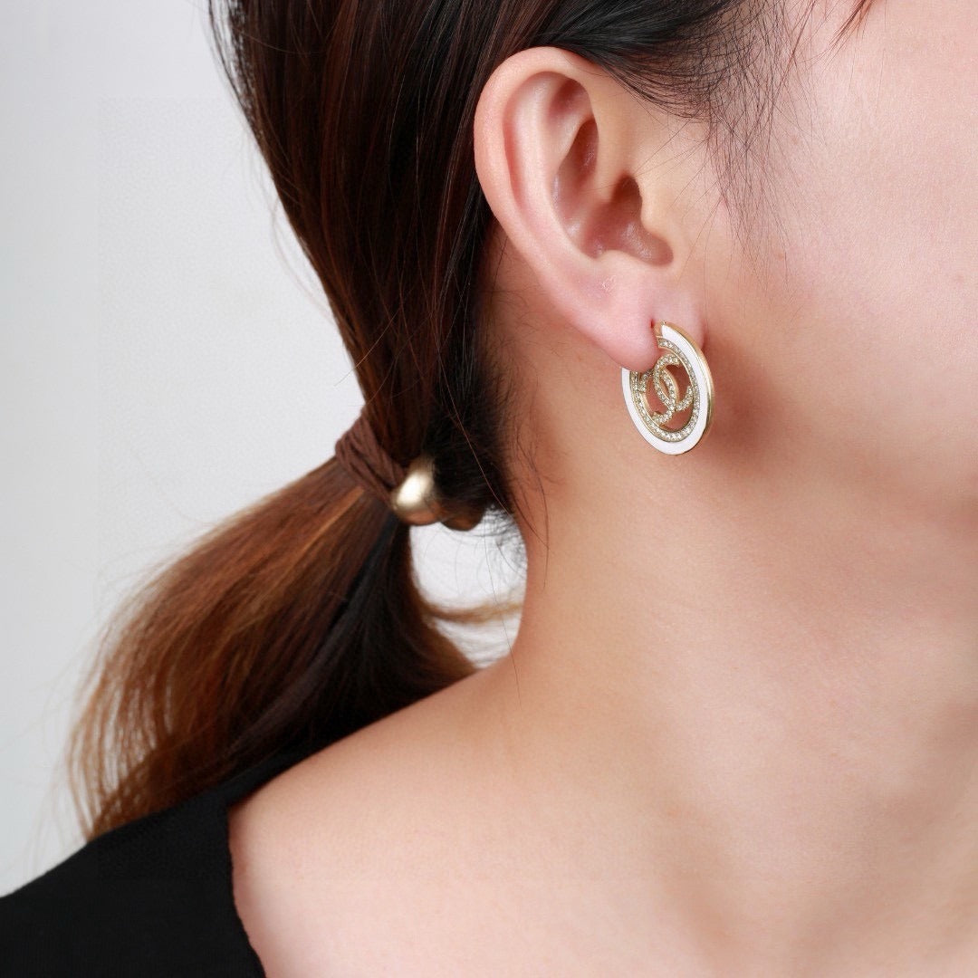 Chanel Brass Earrings