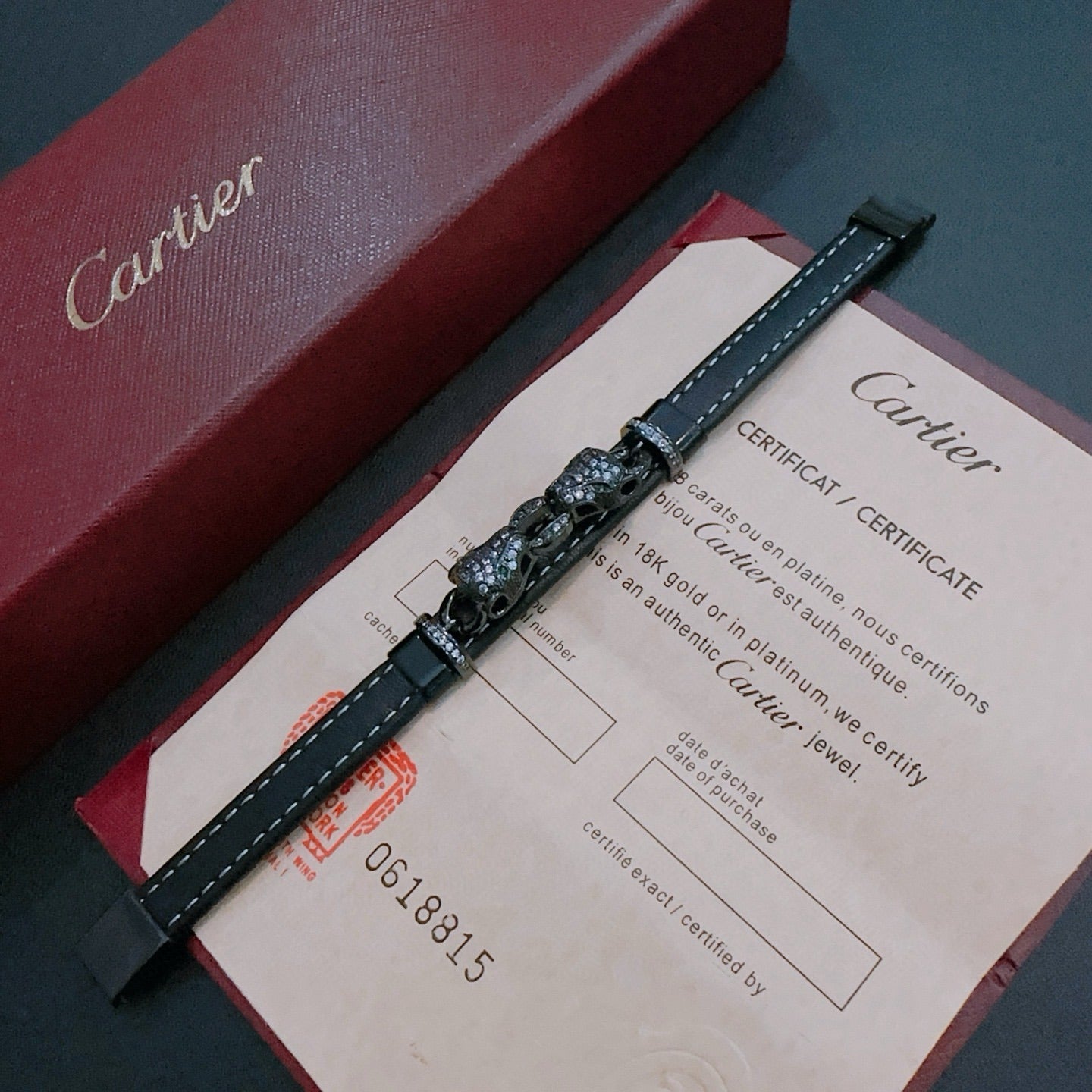 Cartier Leather Bracelet