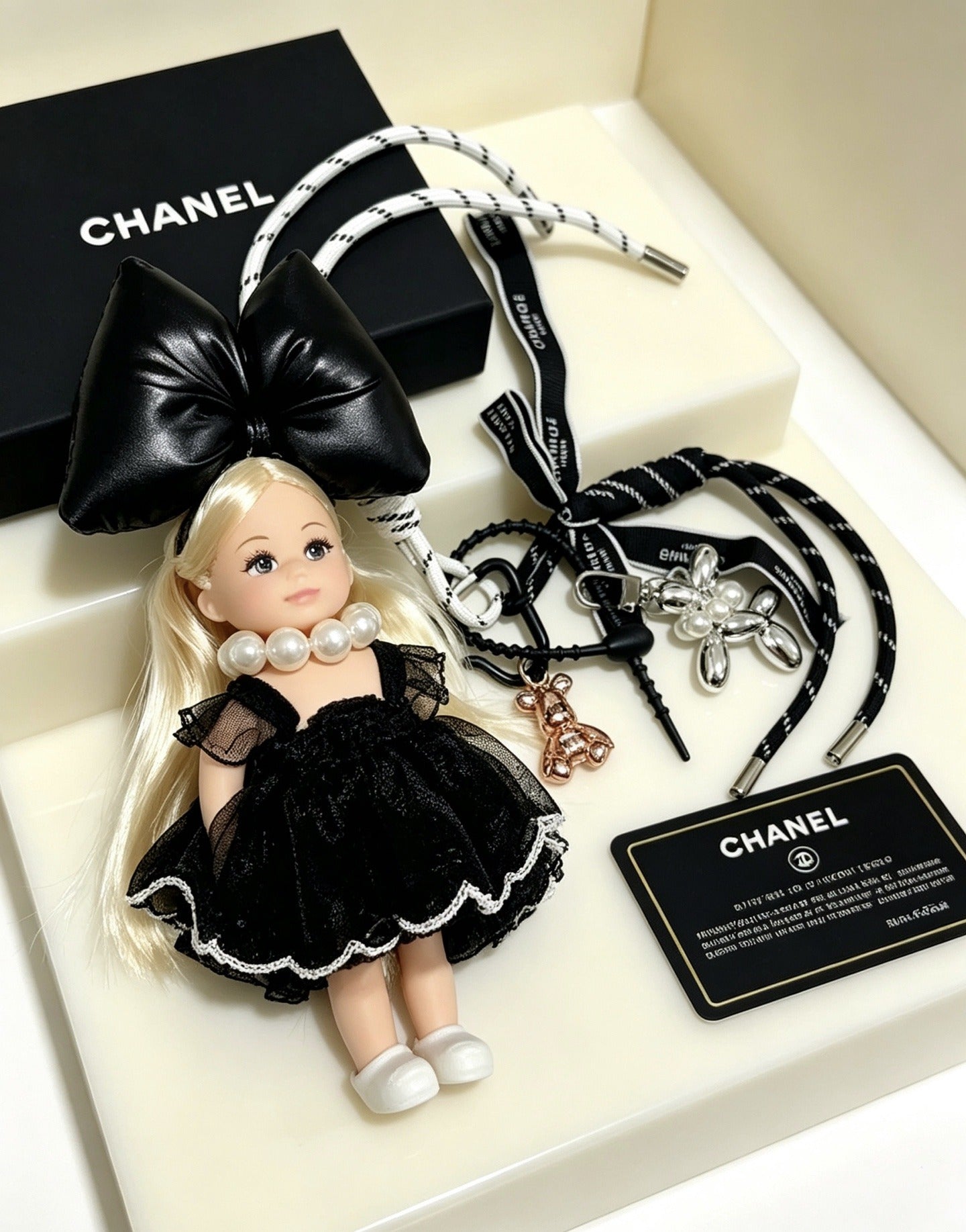 Chanel Vintage-Finish Keychain