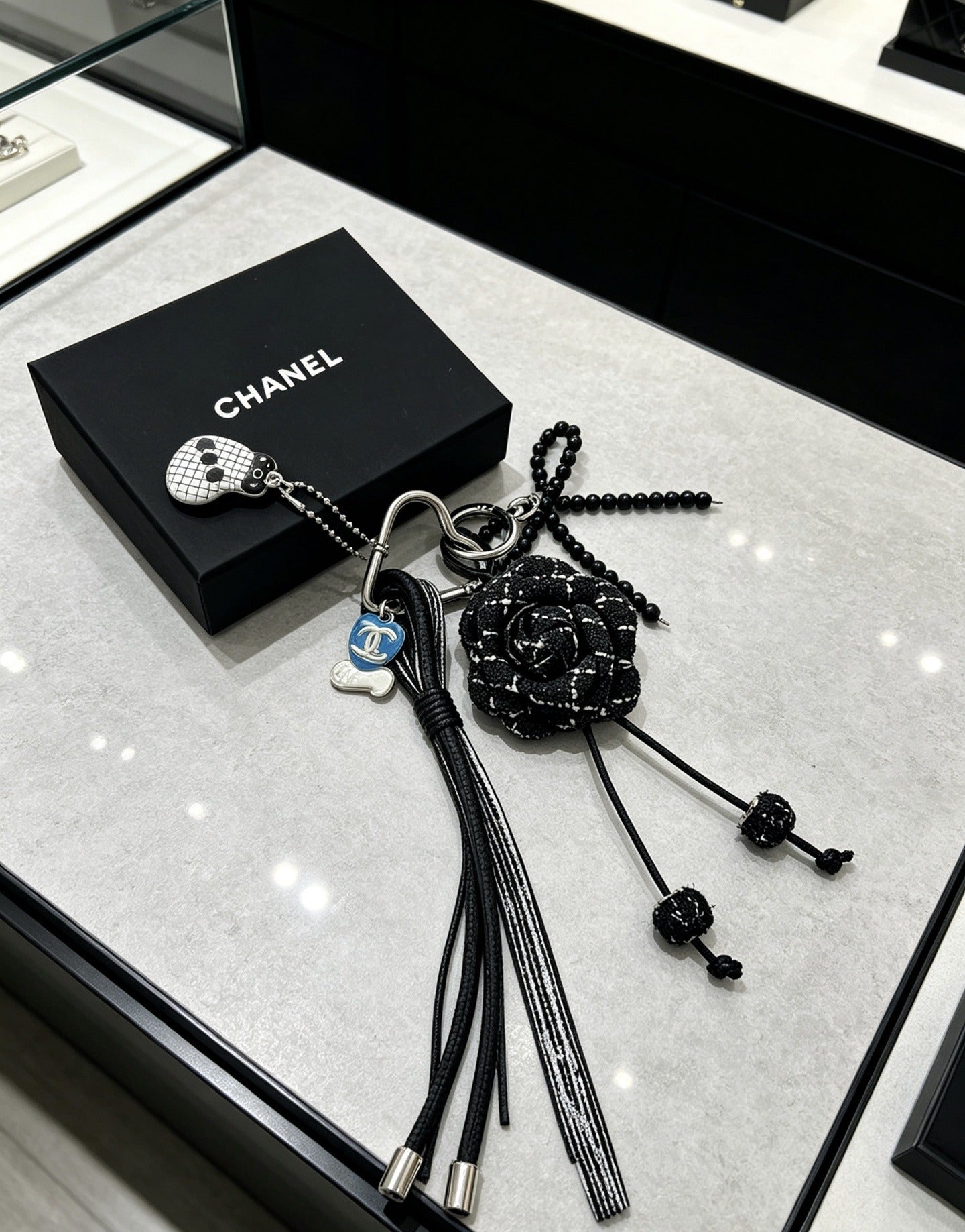 Chanel Vintage-Finish Keychain