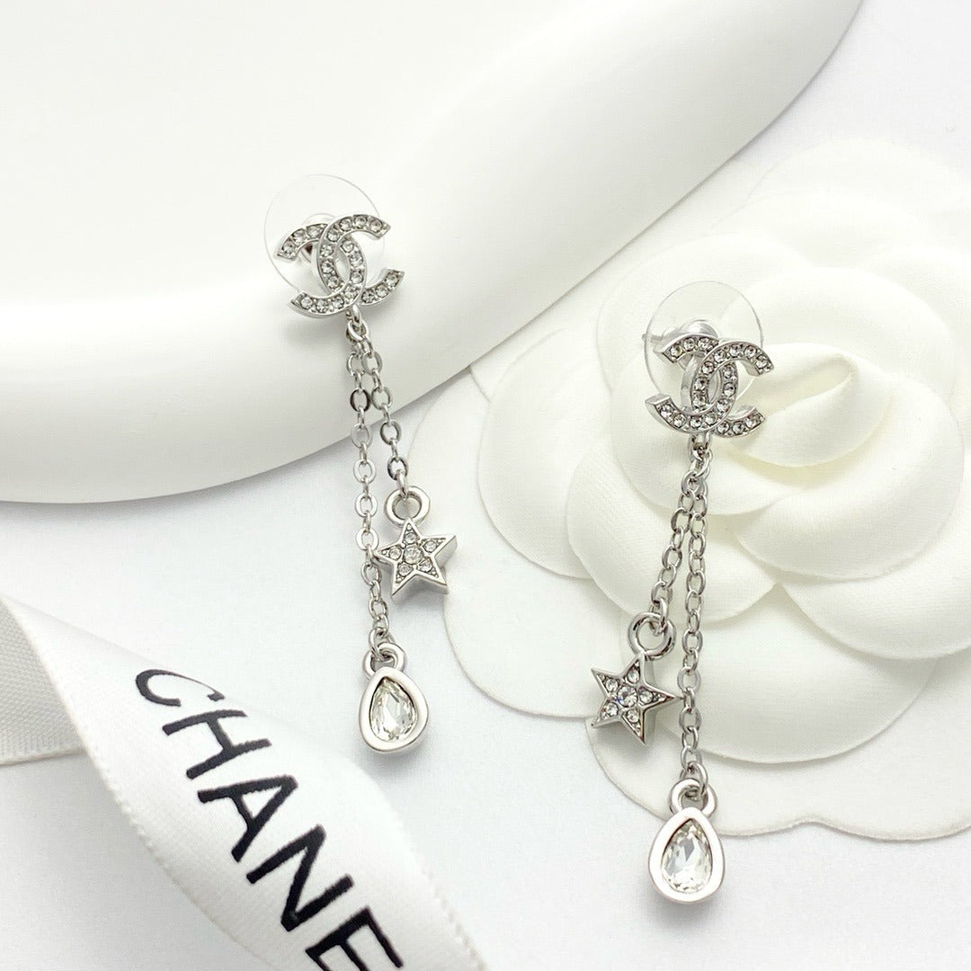 Chanel Star Earrings