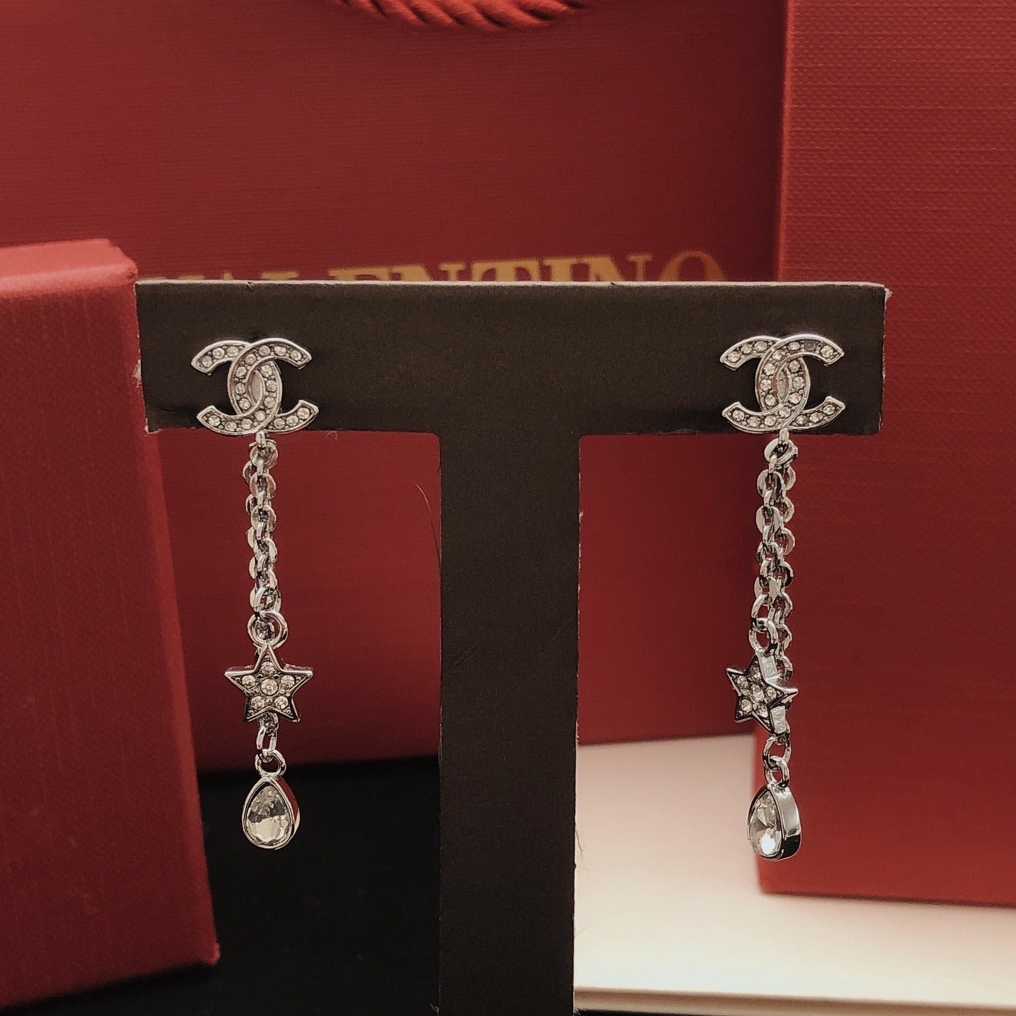 Chanel Brass Star Earrings