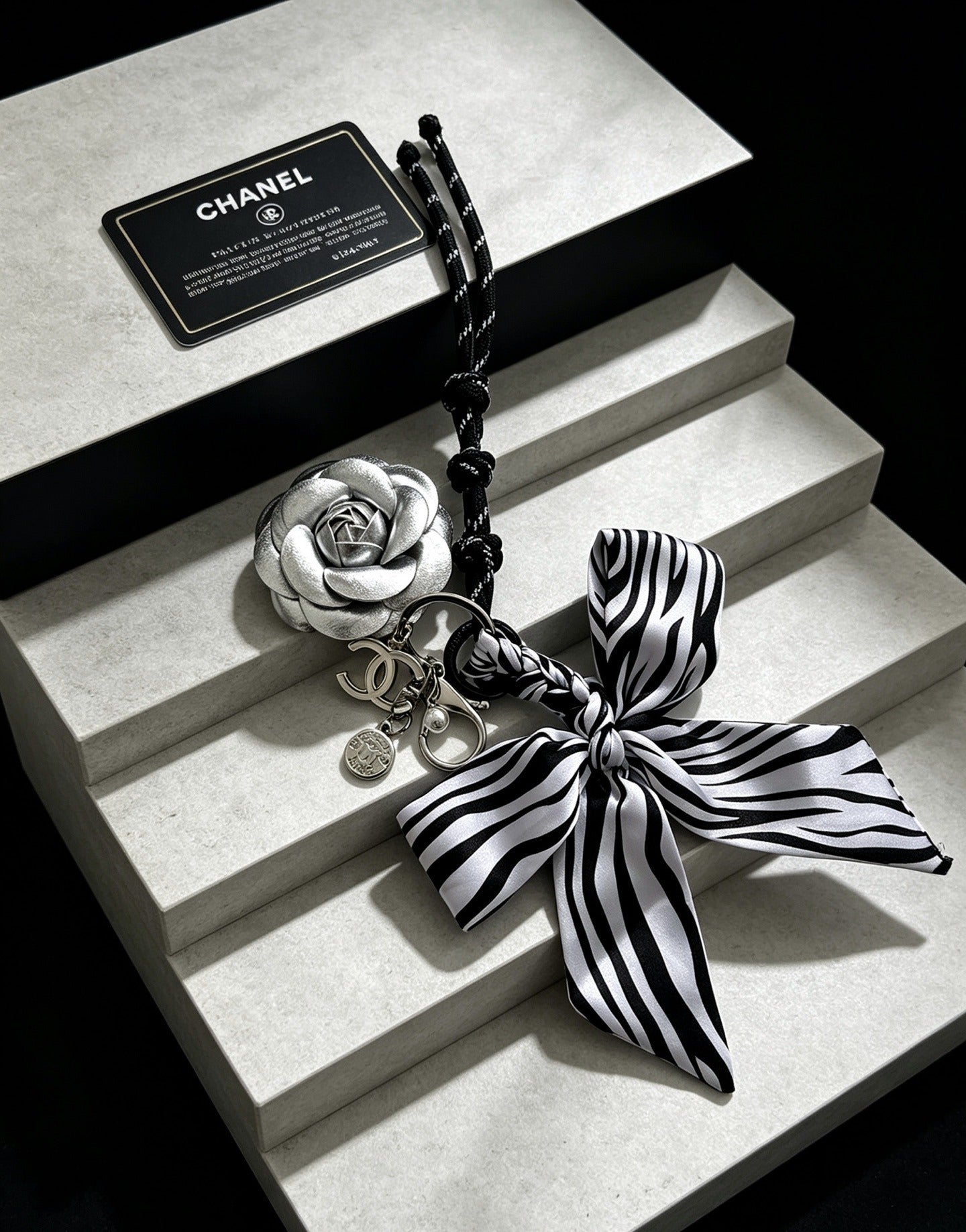 Chanel Vintage-Finish Keychain