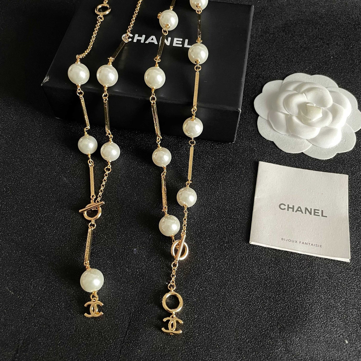 Chanel Logo Necklace