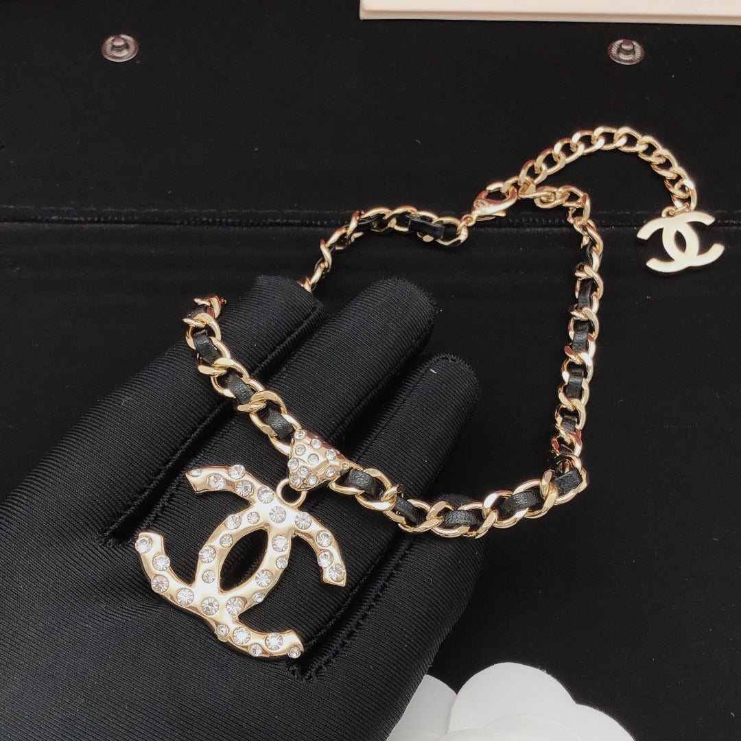 Chanel Leather Necklace