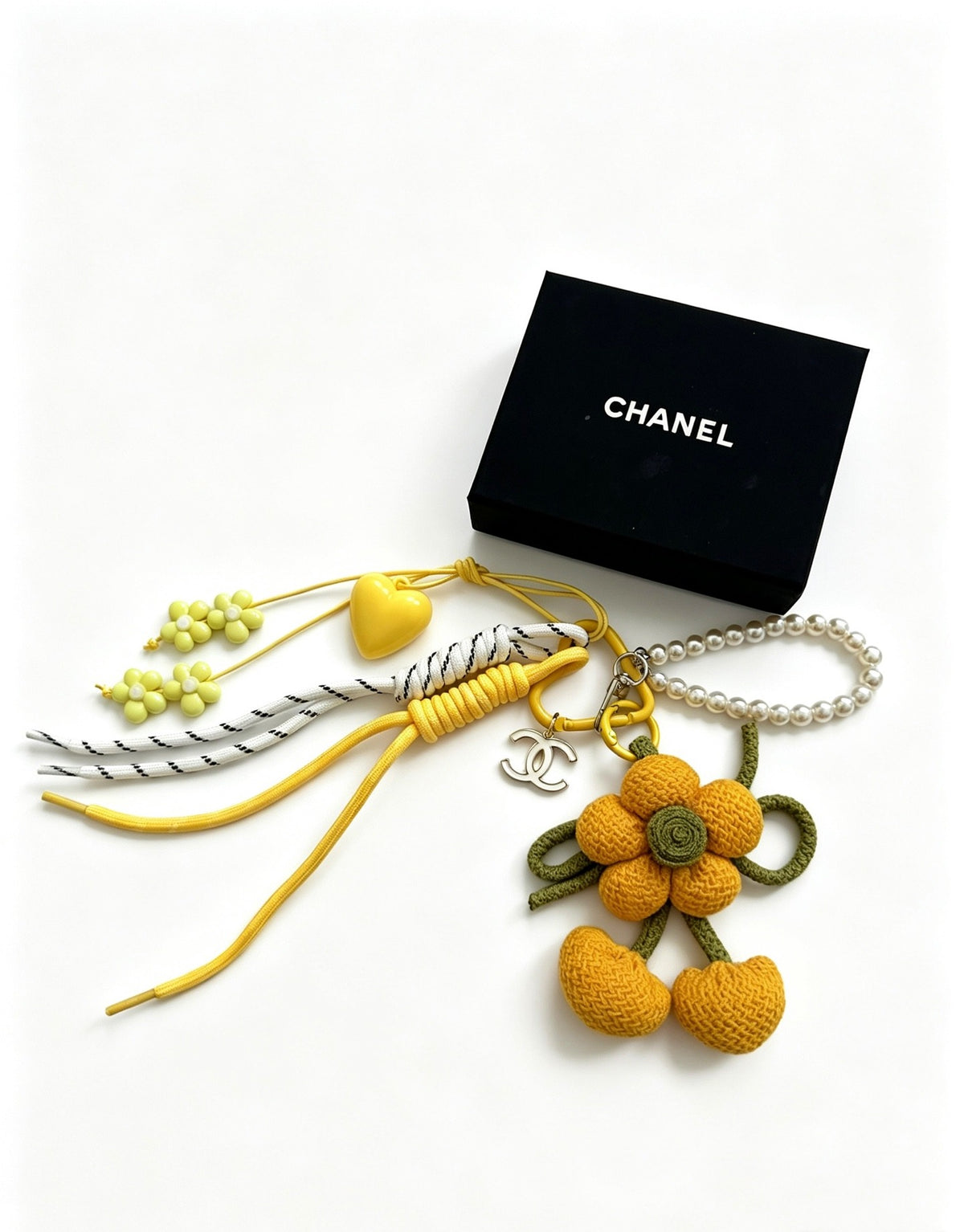 Chanel Vintage-Finish Keychain