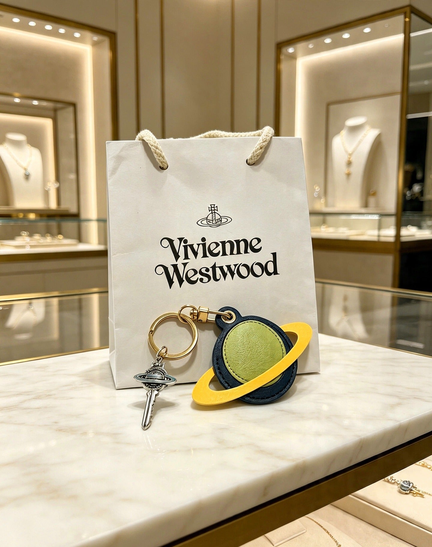 Vivienne Westwood Vintage-Finish Keychain