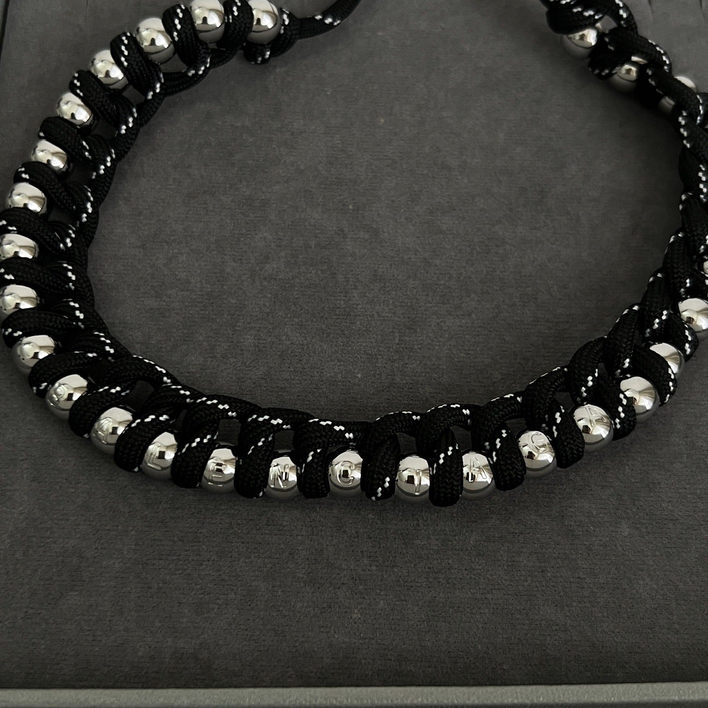 Balenciaga Brass Vintage-Finish Necklace