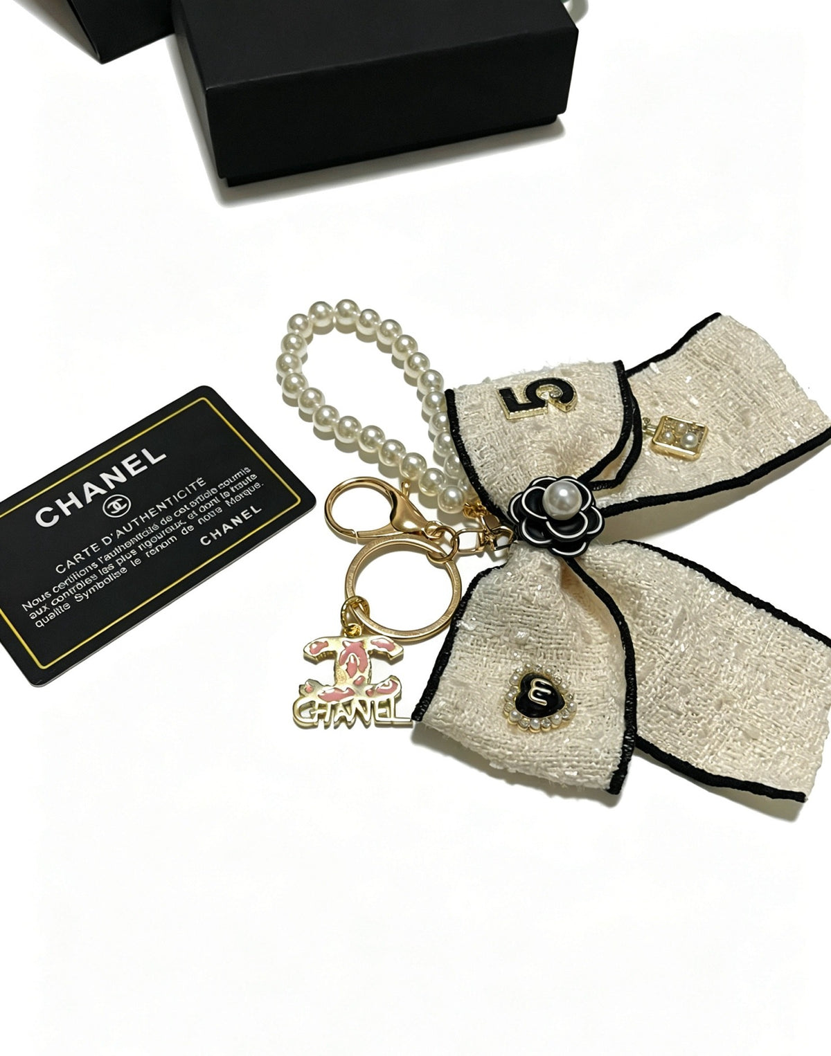 Chanel Vintage-Finish Keychain