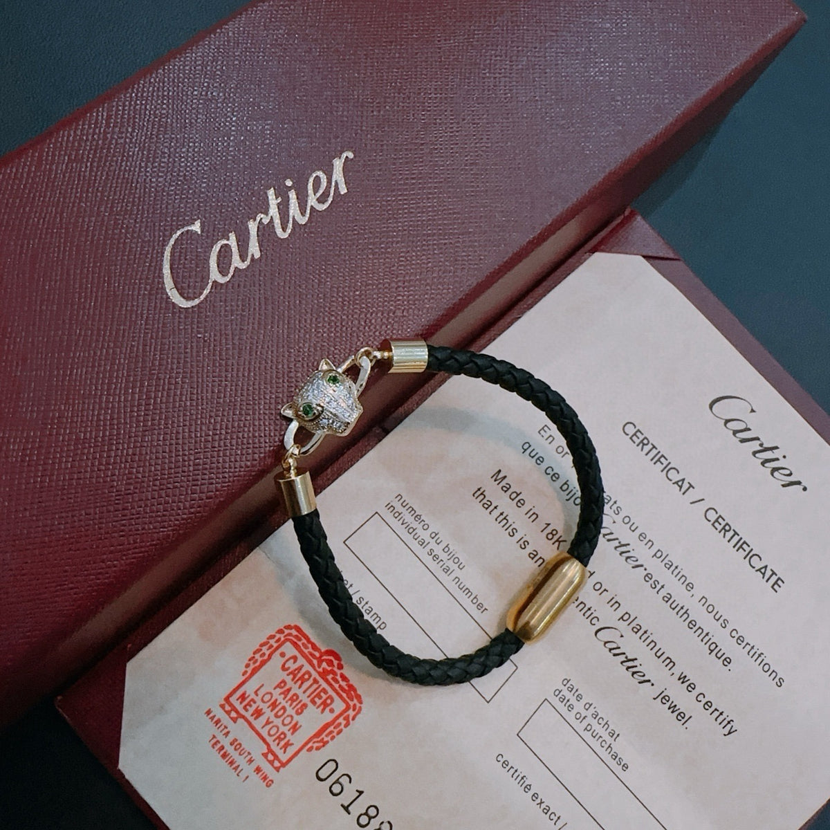 Cartier Leather Bracelet