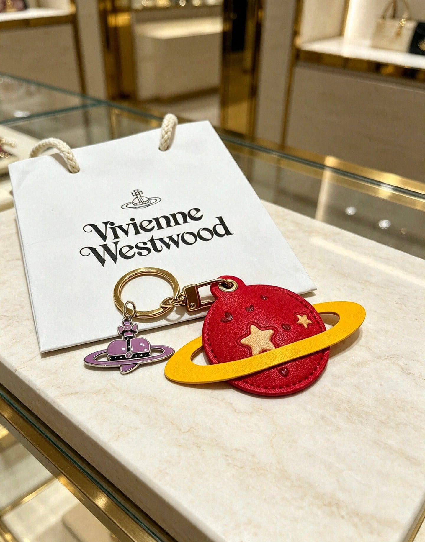 Vivienne Westwood Vintage-Finish Keychain
