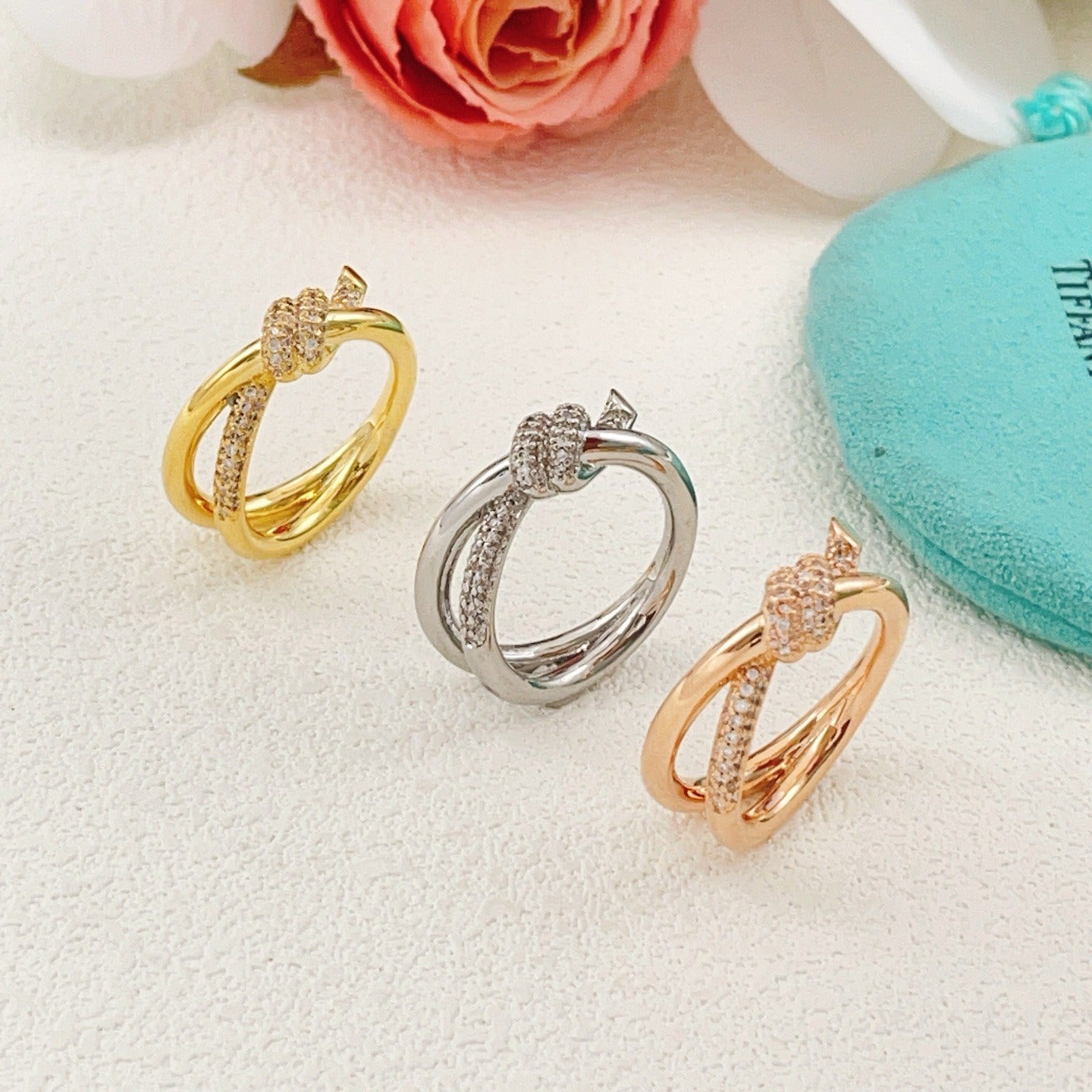 Tiffany & Co. Gold Brass Knot Ring