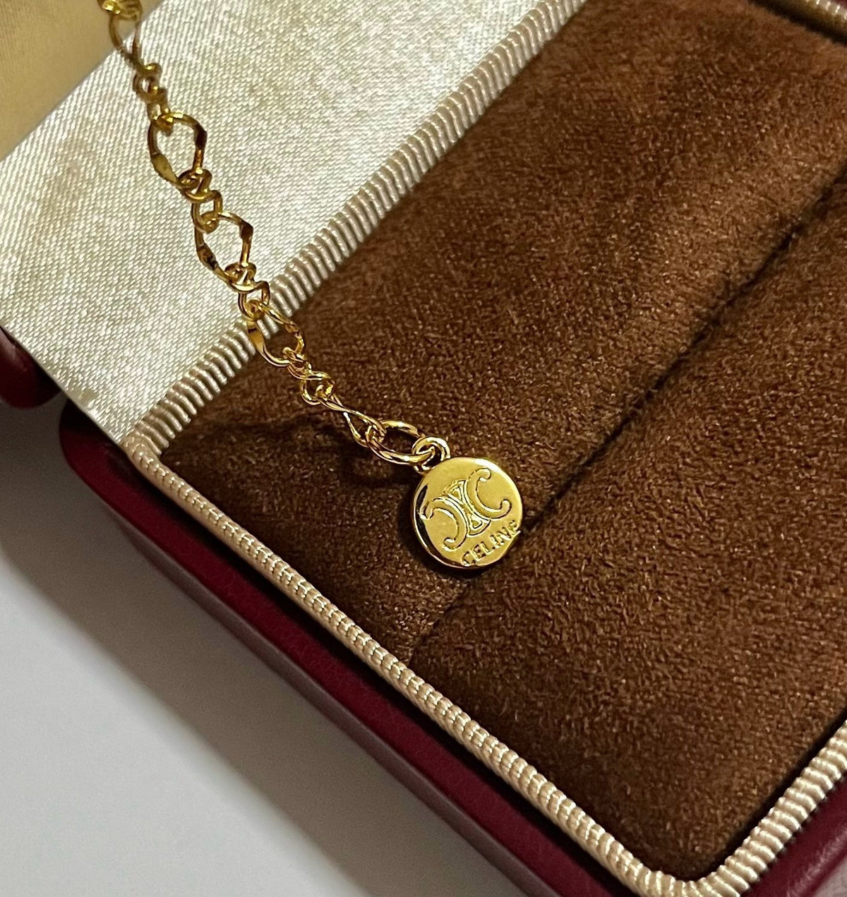 Celine Brass Necklace