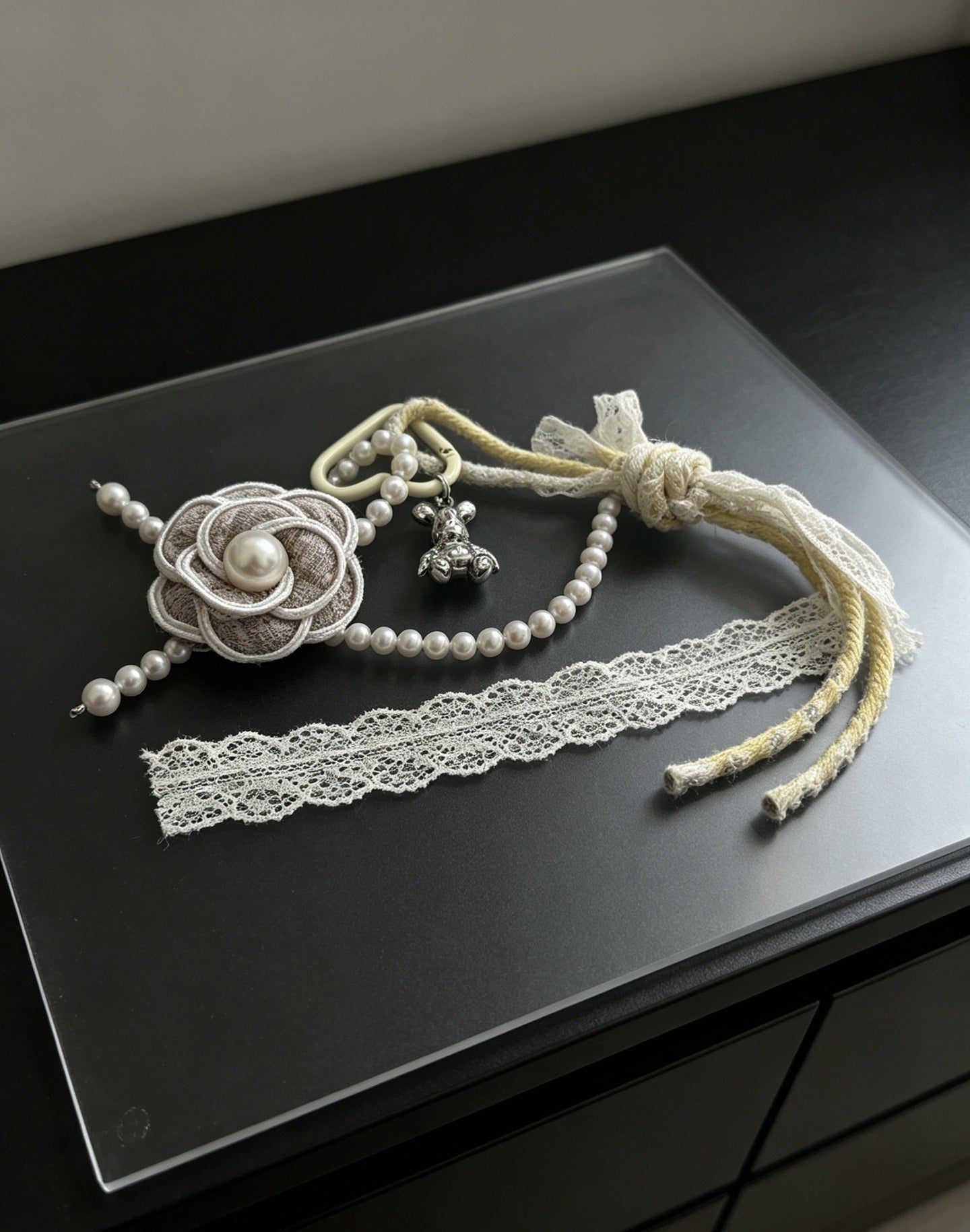 Chanel Vintage-Finish Keychain