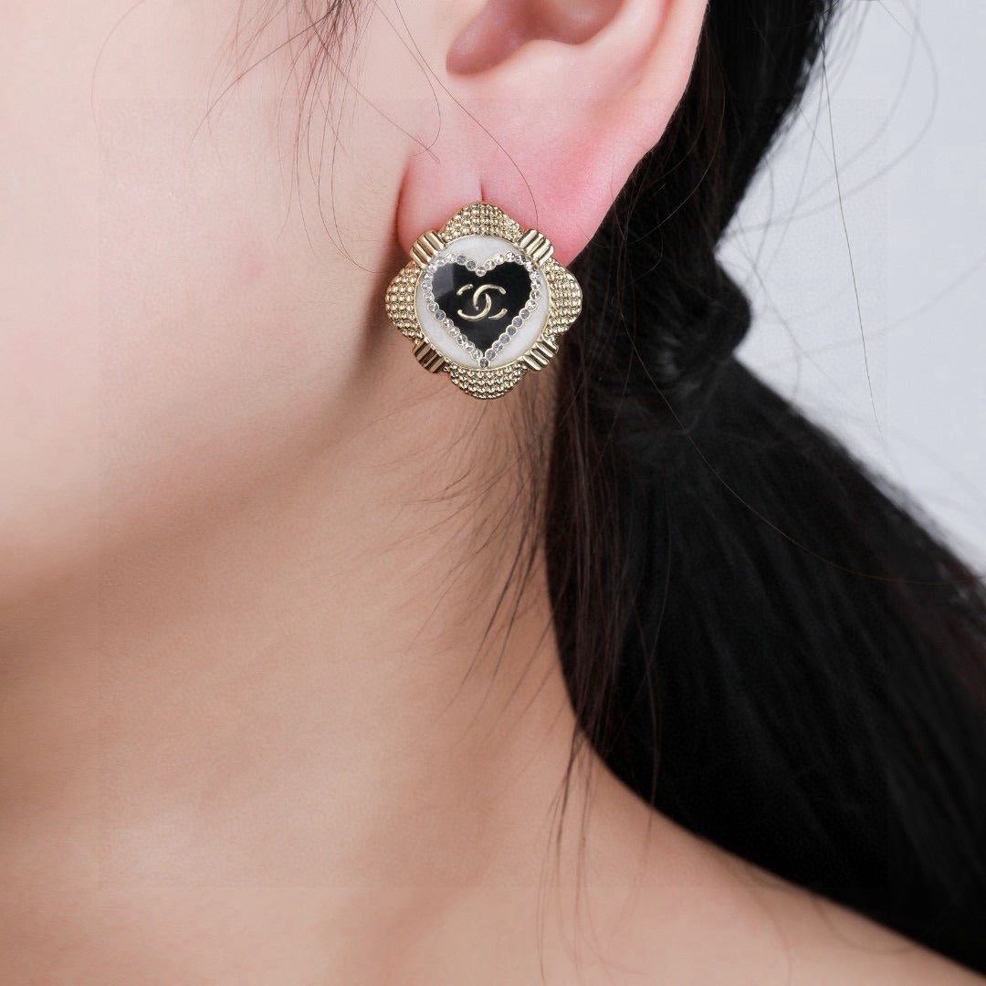 Chanel Sterling Silver Earrings