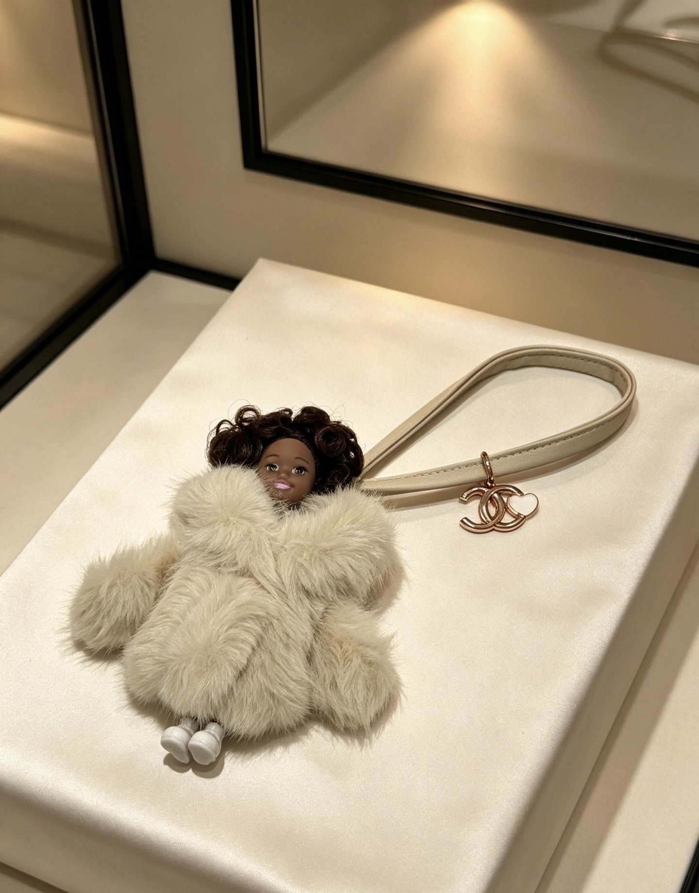 Chanel Vintage-Finish Keychain
