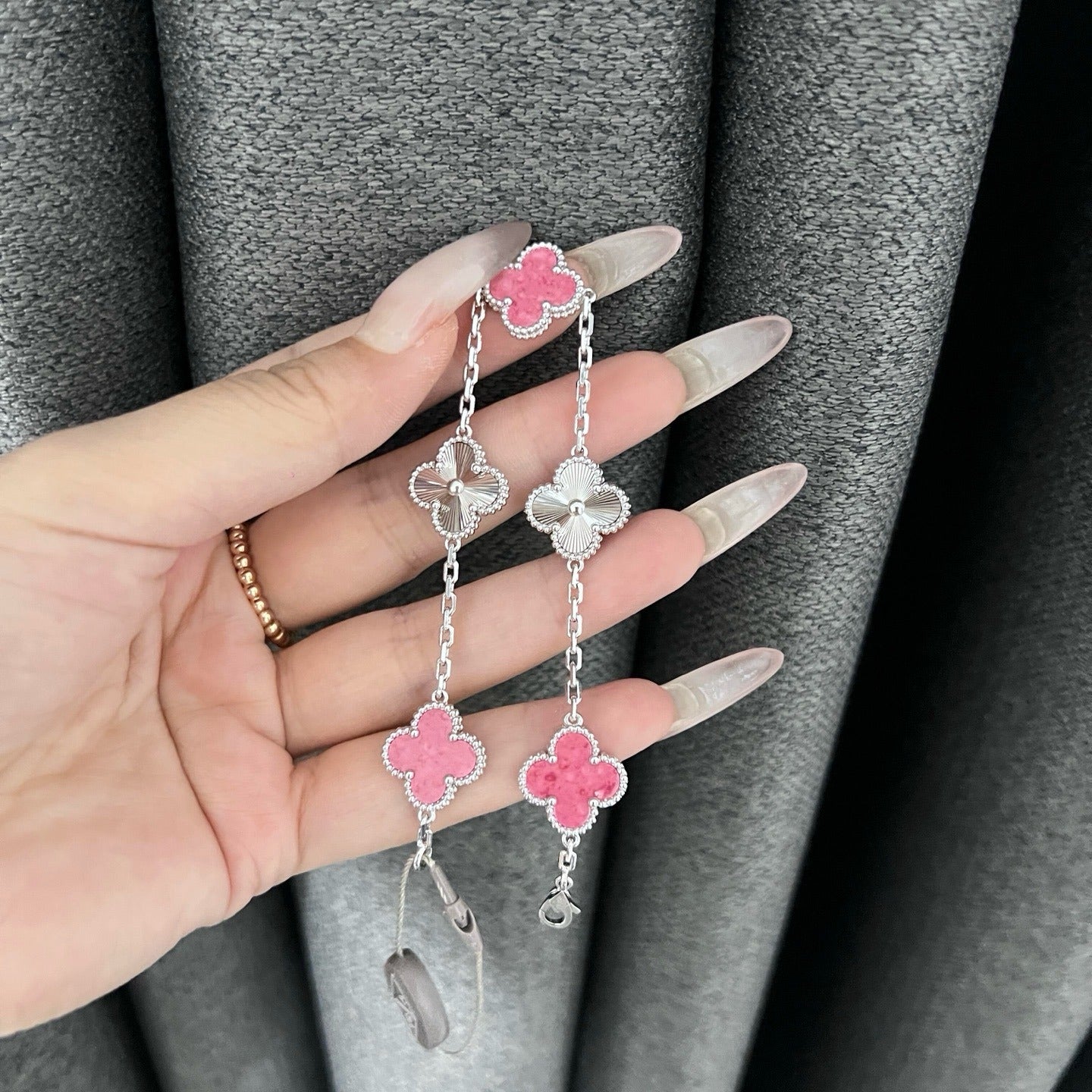 Van Cleef & Arpels Brass Clover Bracelet