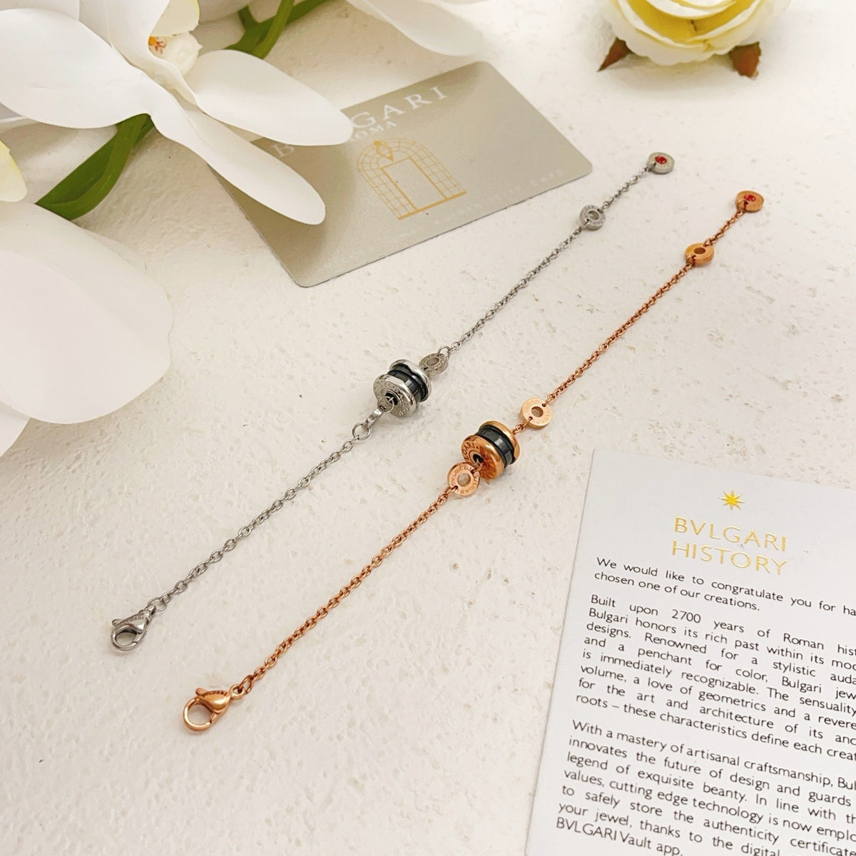 Bvlgari Silver Brass Bracelet