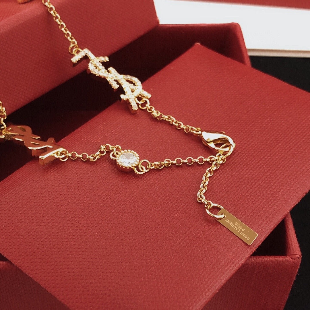 Saint Laurent Brass Necklace