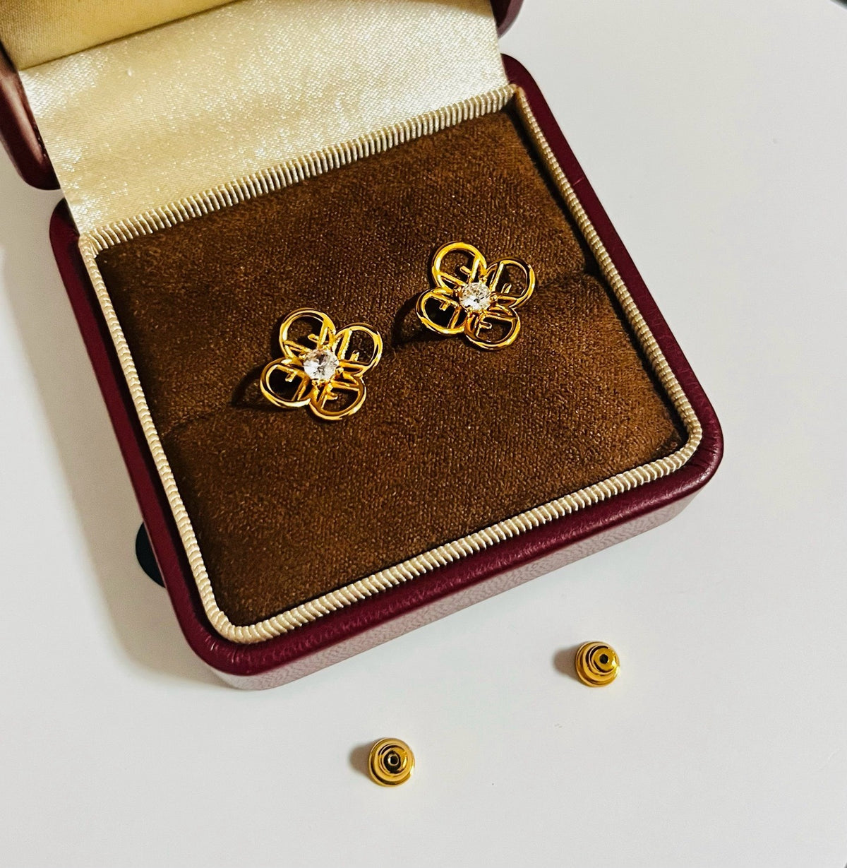 Fendi Logo Earrings