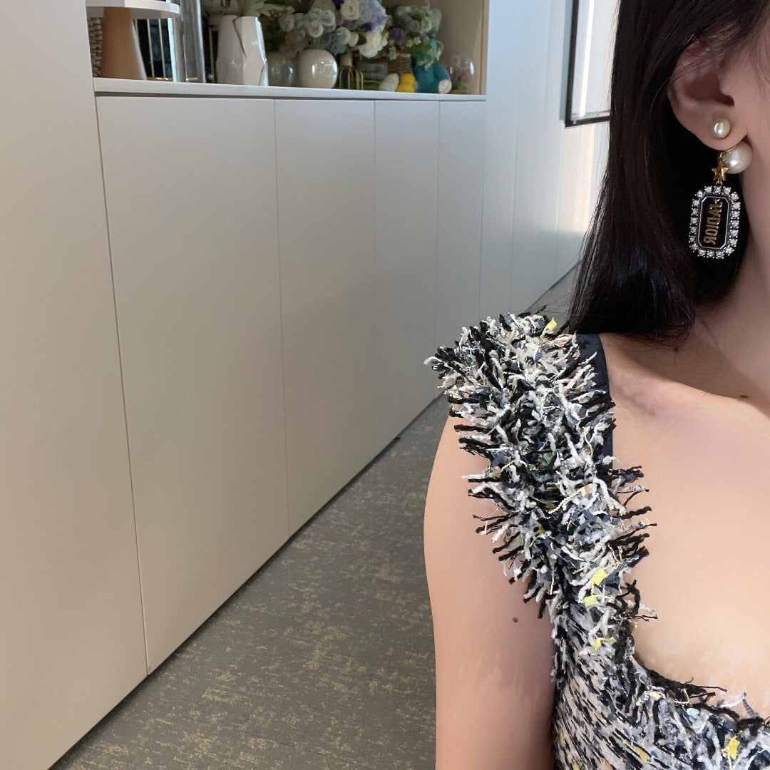 Dior Brass Star Earrings
