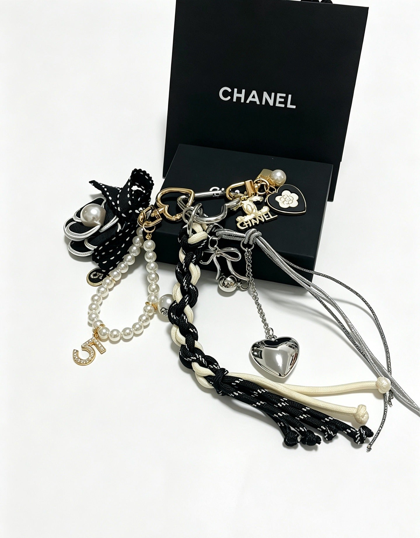 Chanel Vintage-Finish Keychain