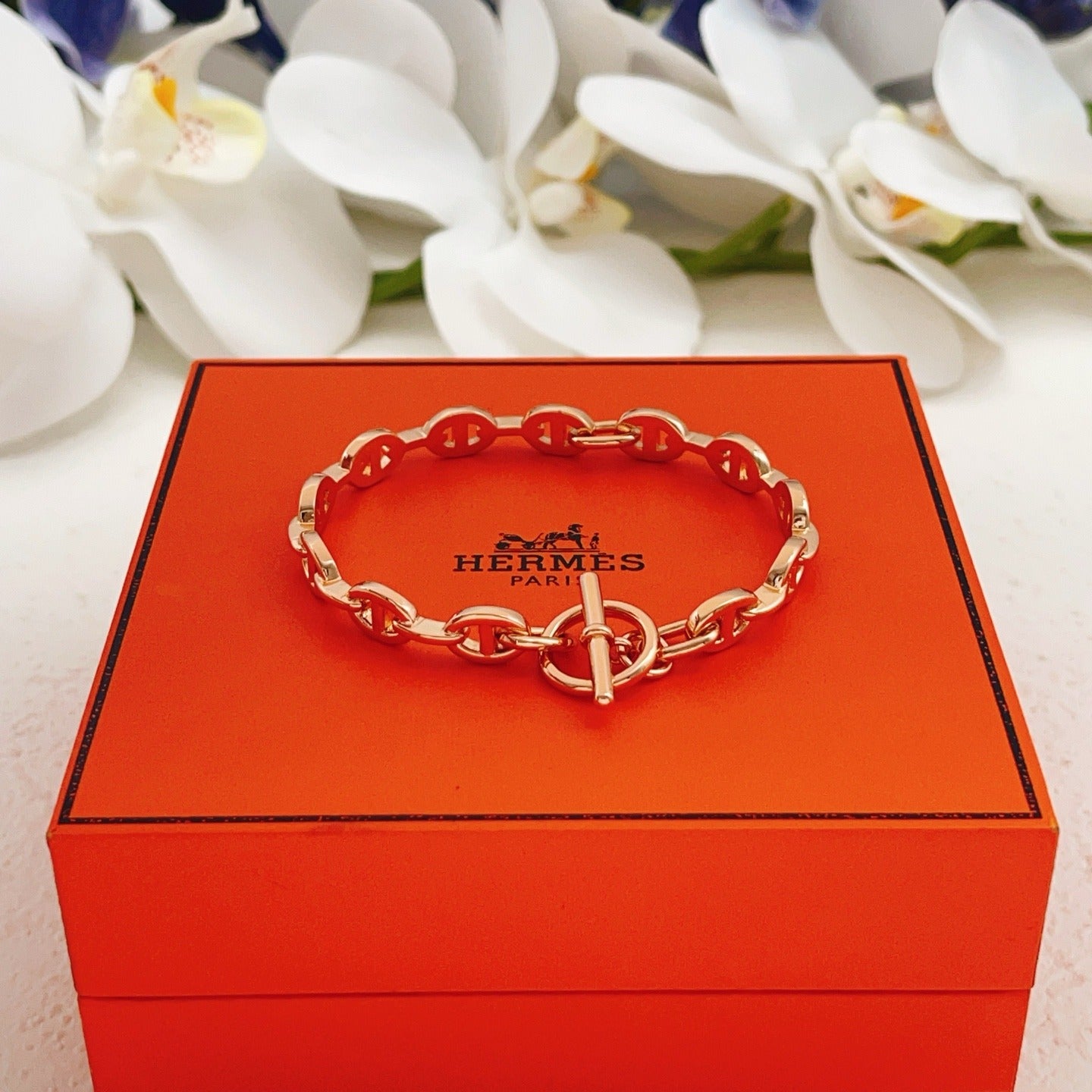 Hermes Brass Bracelet