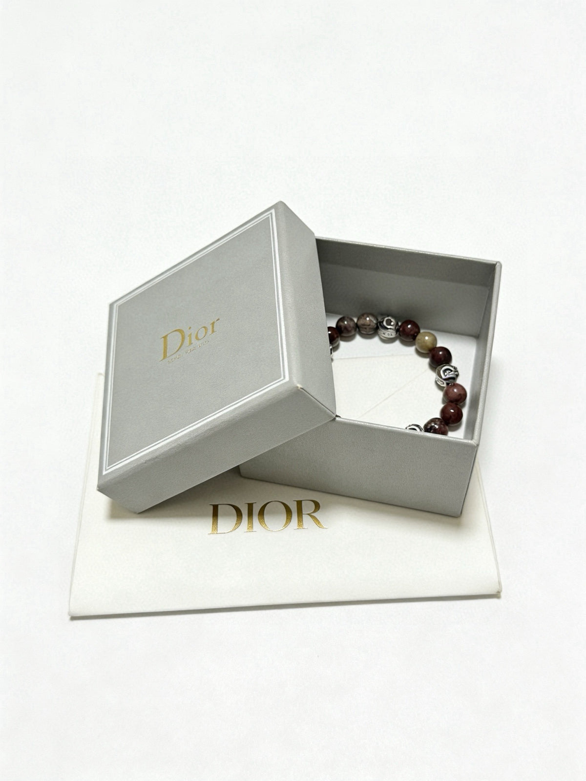 Dior Sterling Silver Vintage-Finish Bracelet