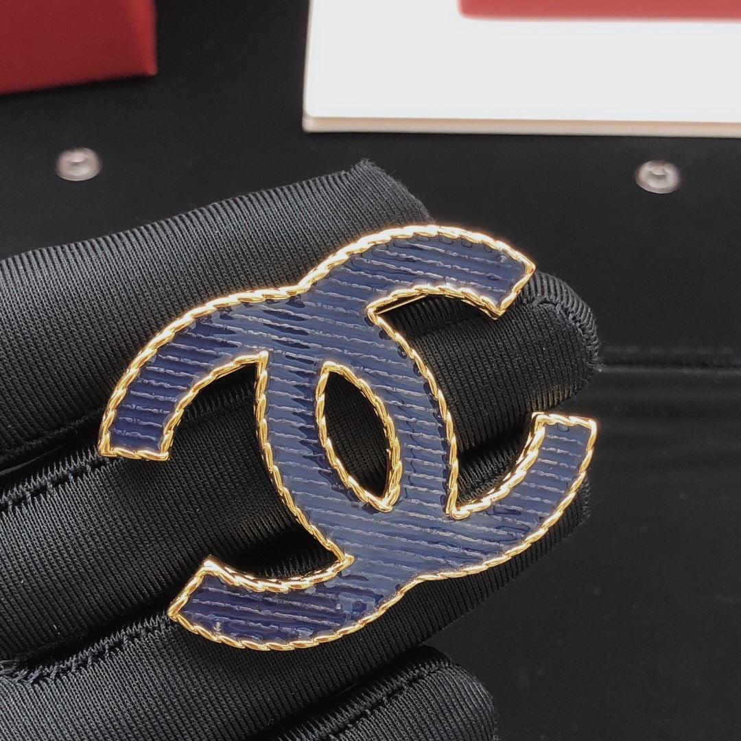 Chanel Brass Brooch