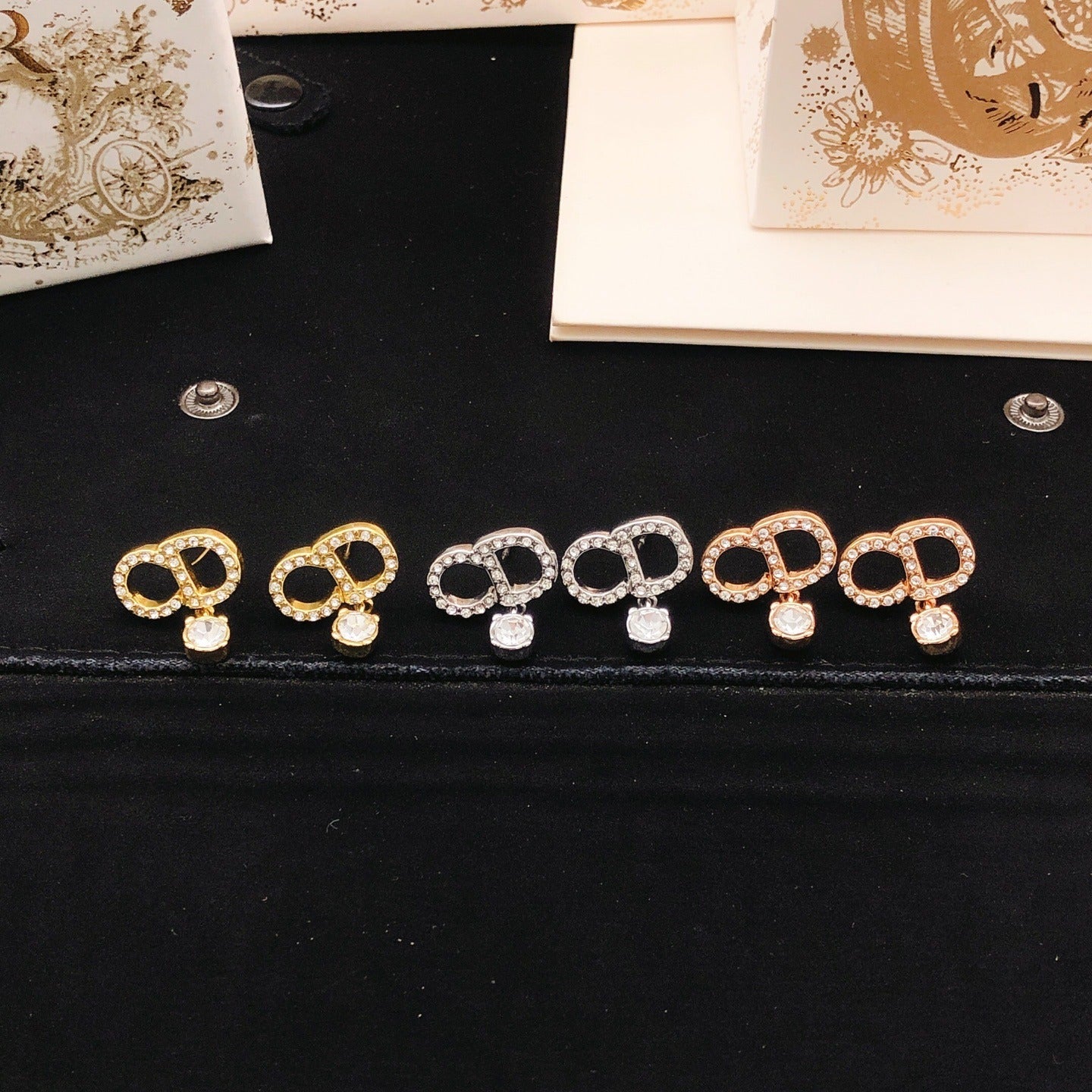 Dior Brass Earrings
