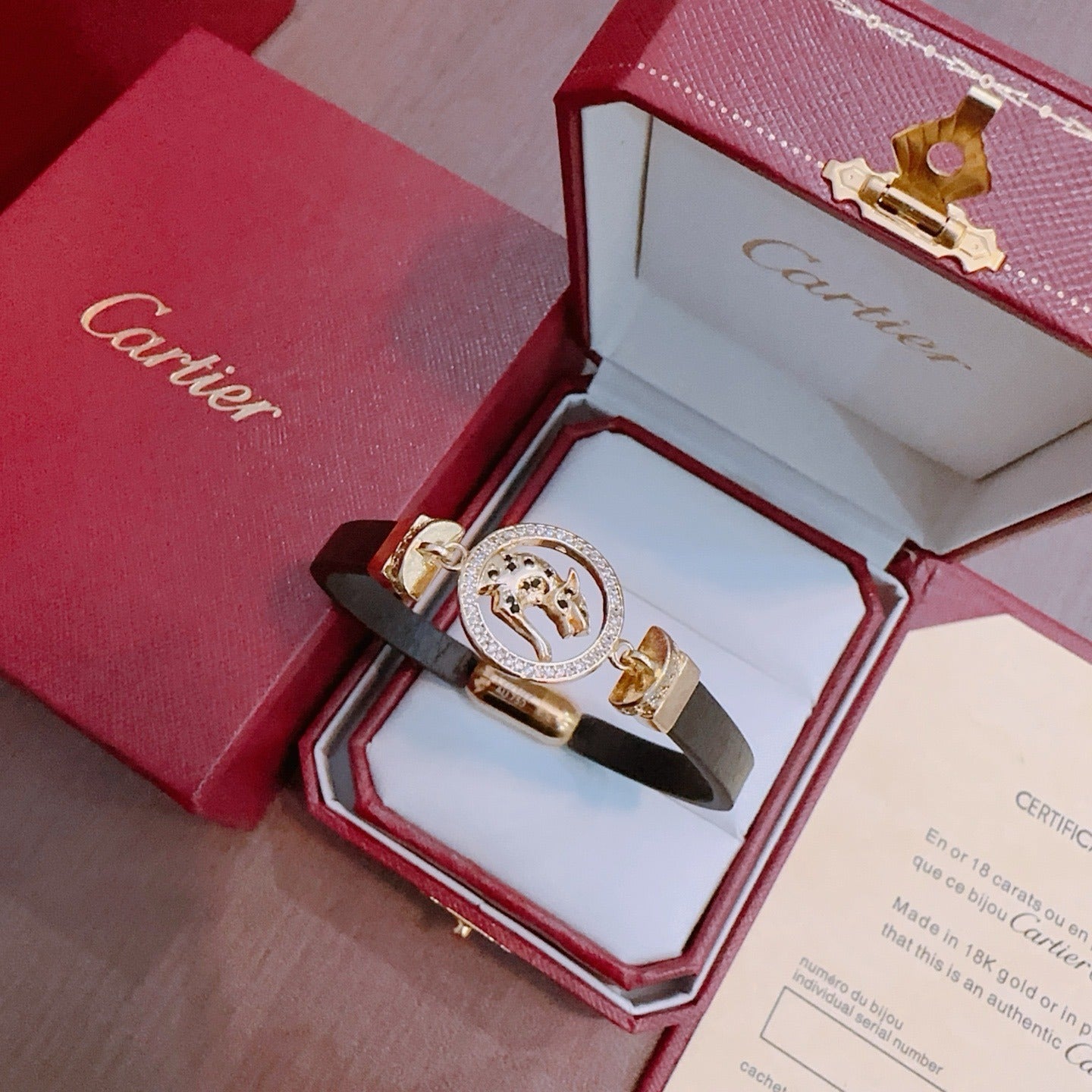 Cartier Leather Bracelet