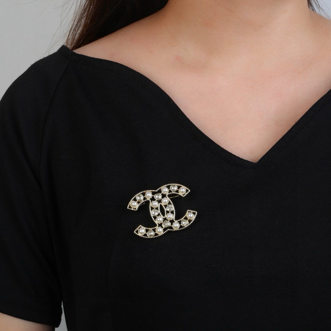 Chanel Heart Brooch