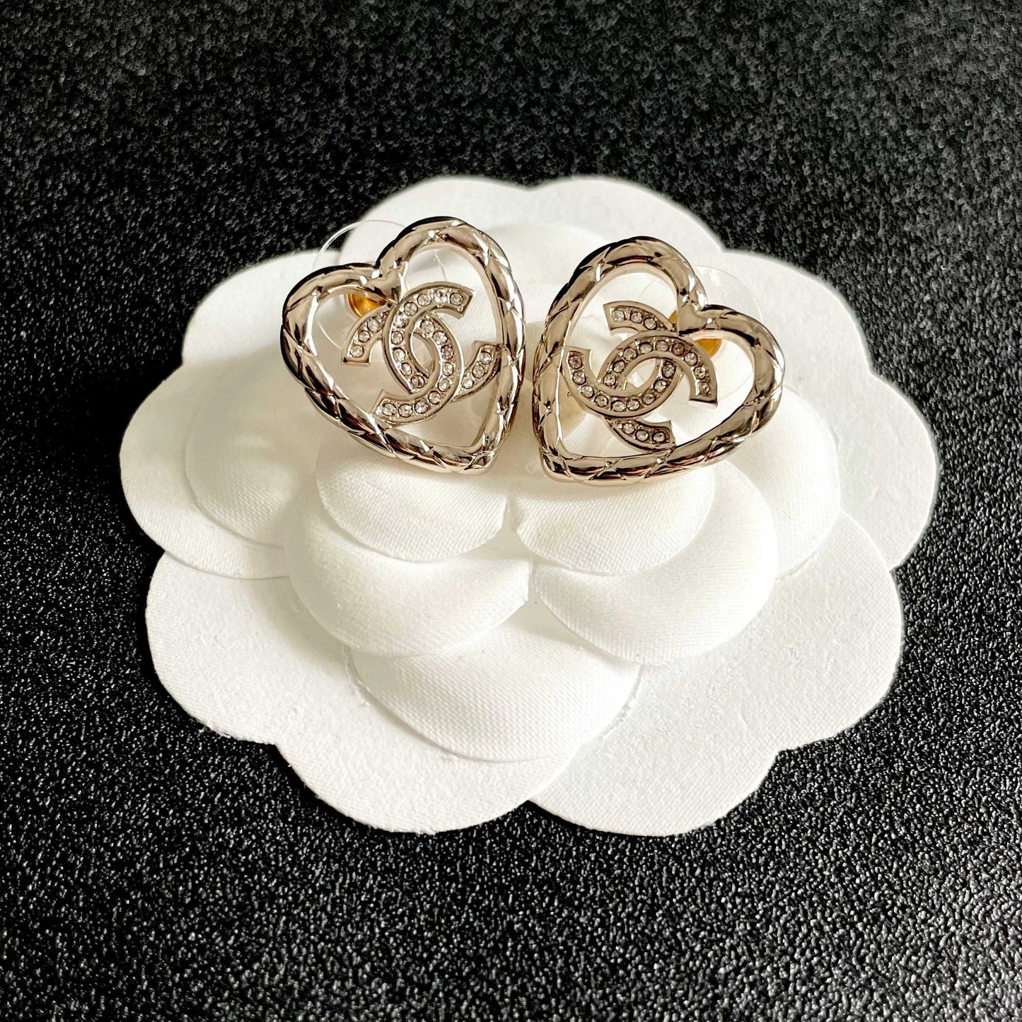 Chanel Logo Earrings