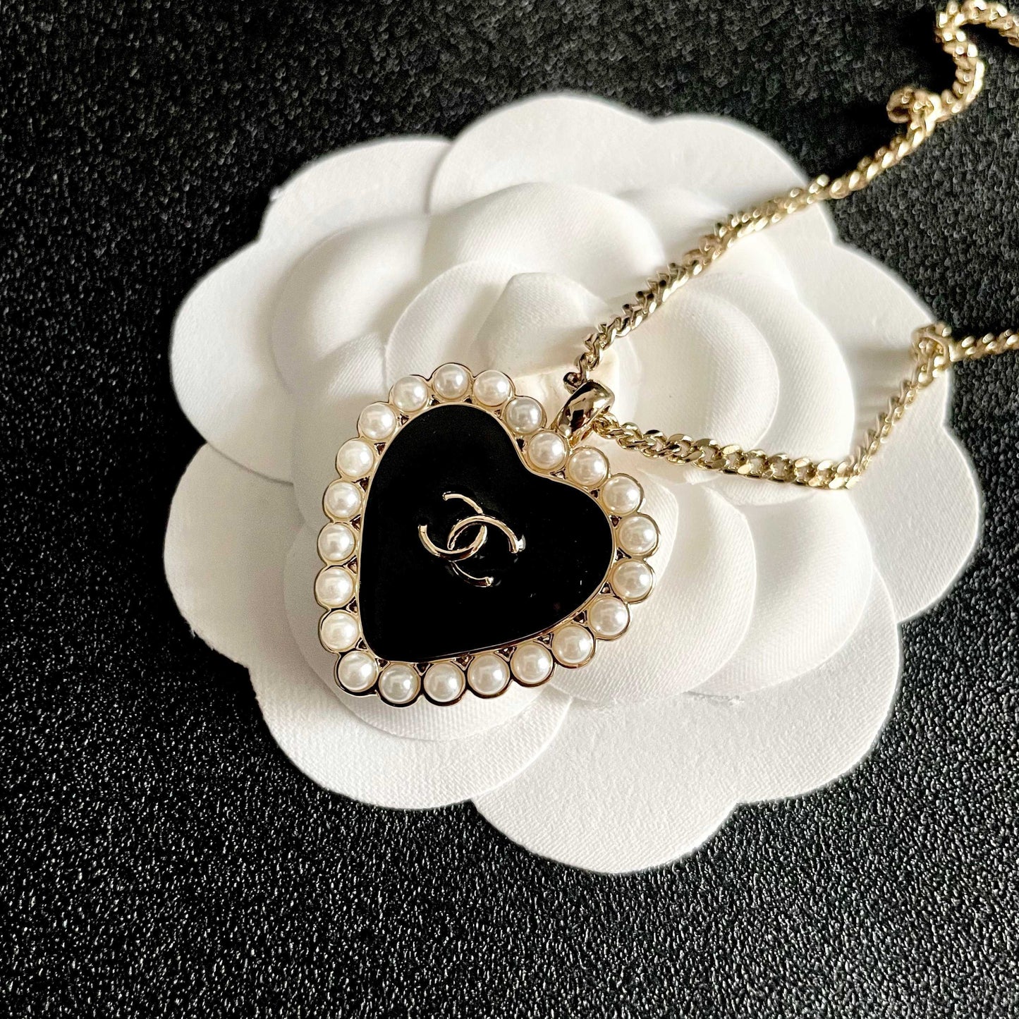 Chanel Heart Necklace