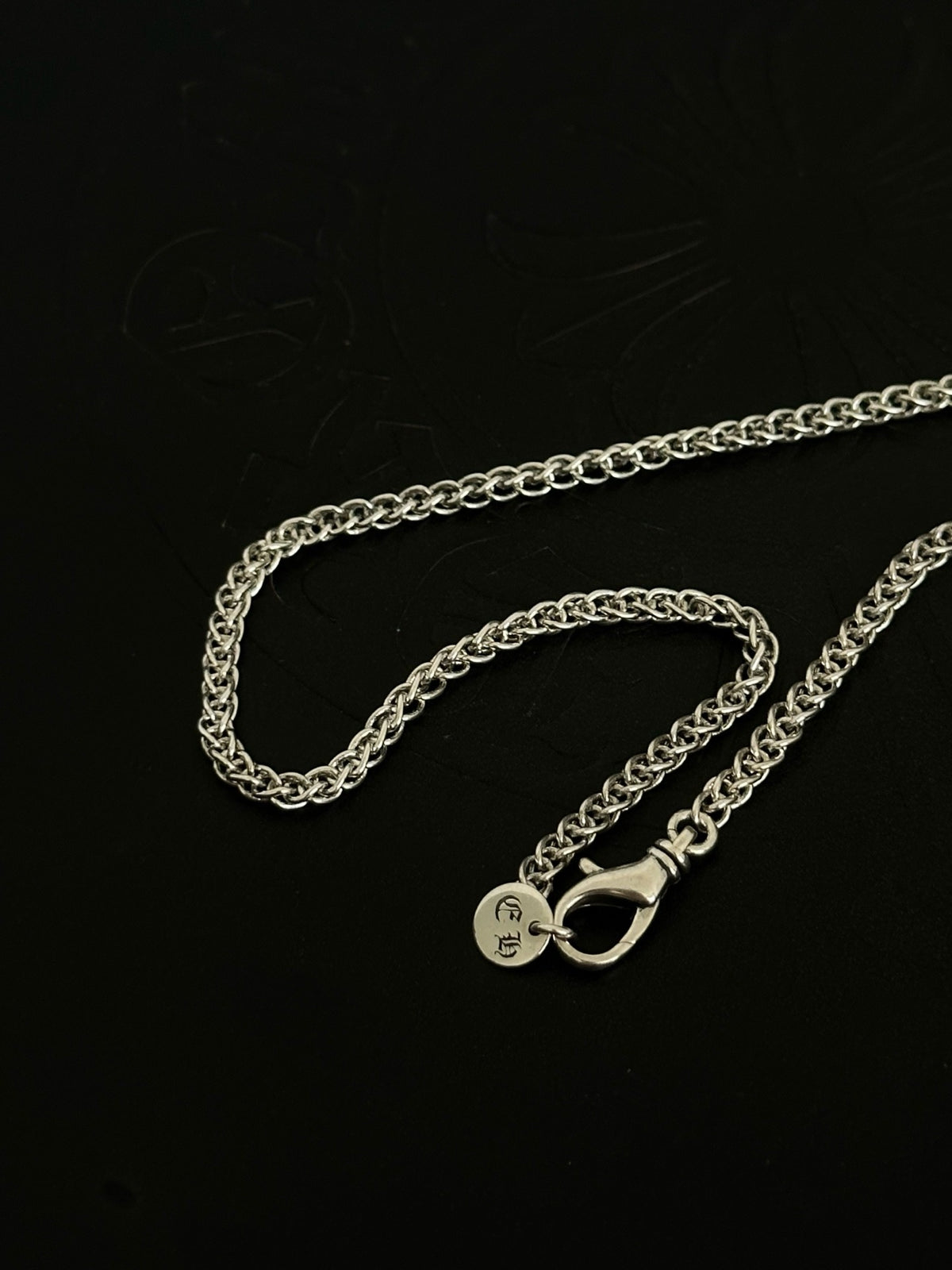 Chrome Hearts Sterling Silver Cross Necklace