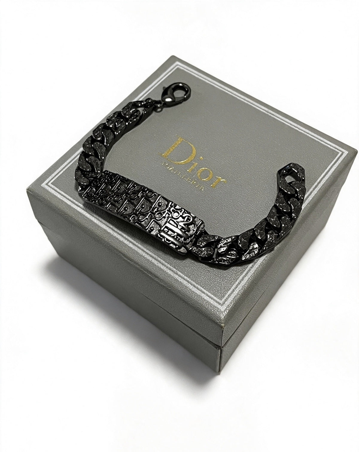 Dior Sterling Silver Chain Bracelet