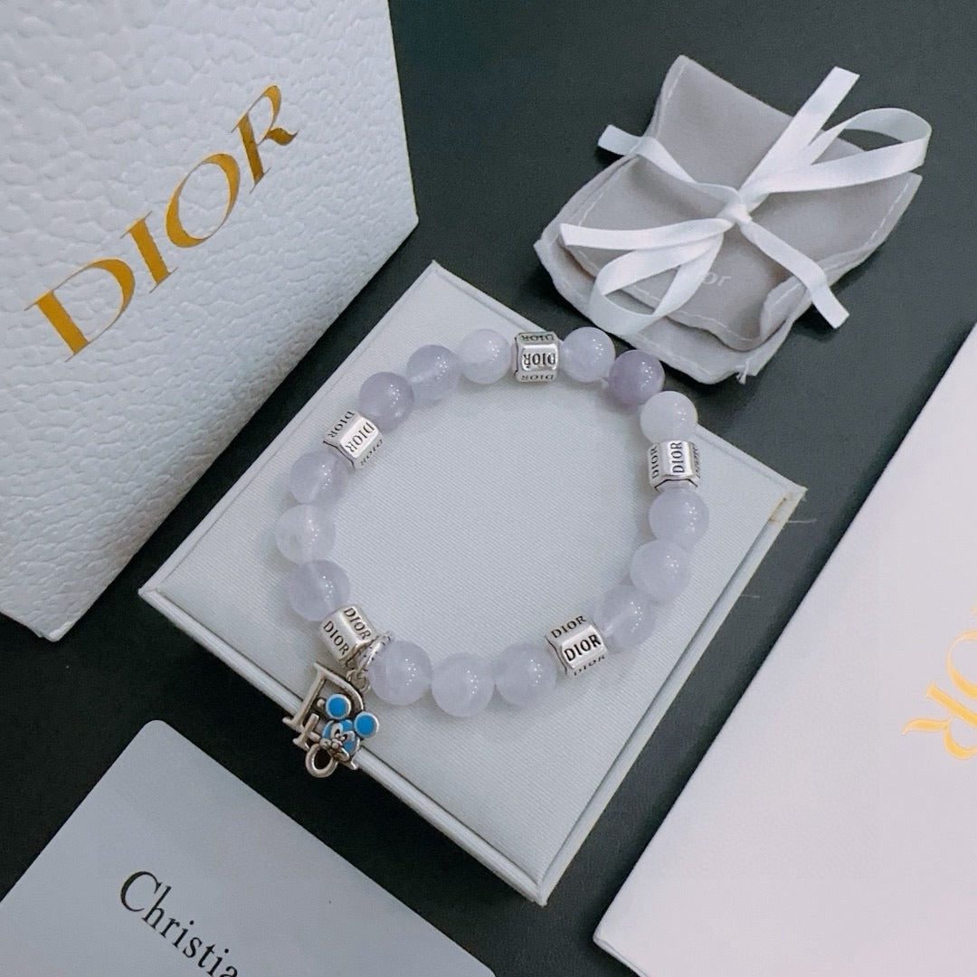 Dior Sterling Silver Vintage-Finish Bracelet