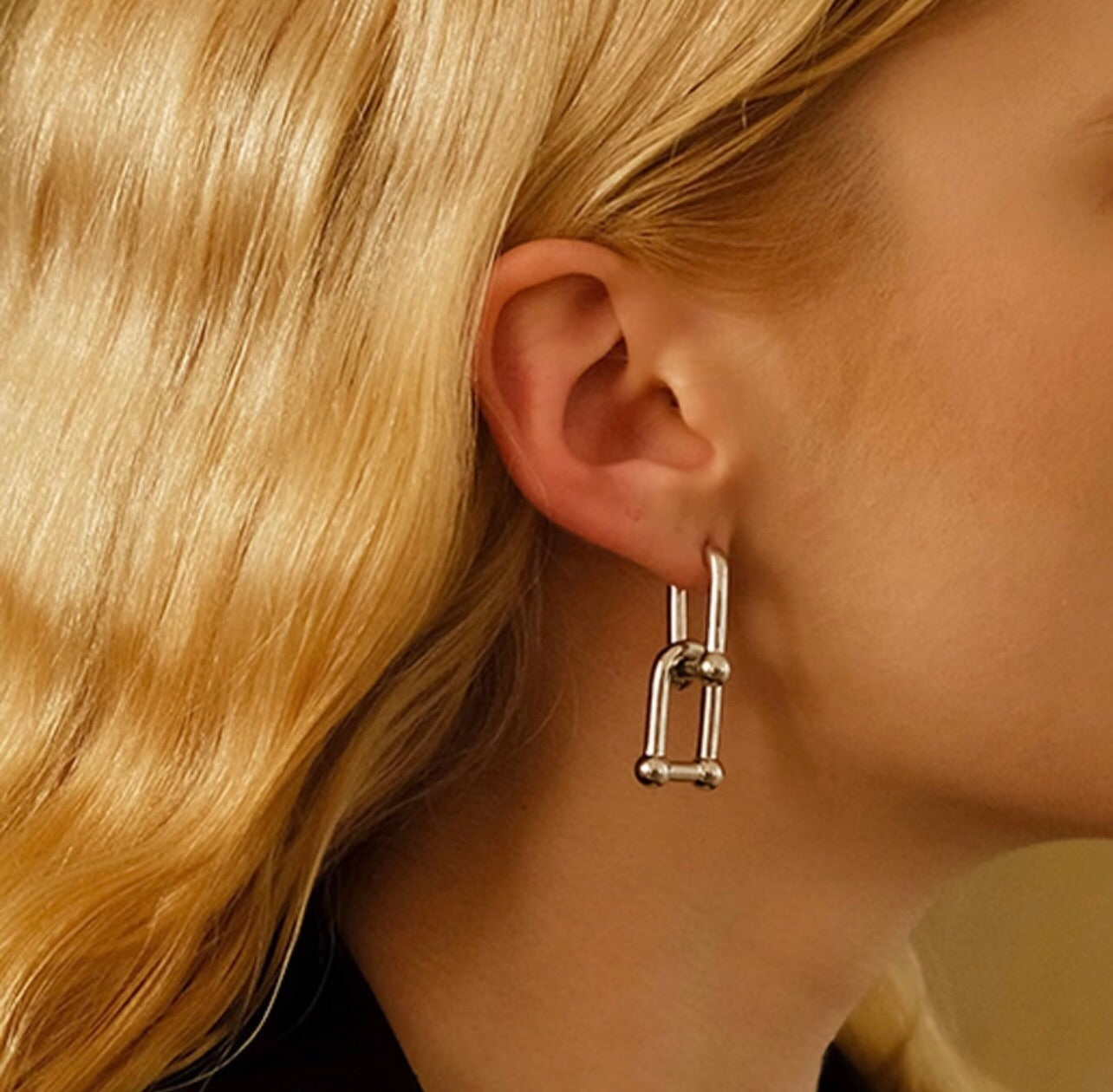 Tiffany & Co. Silver Brass Earrings