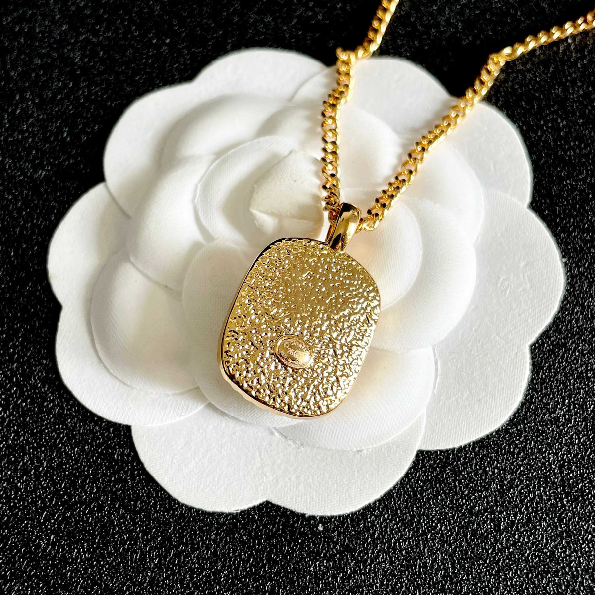 Chanel Logo Necklace