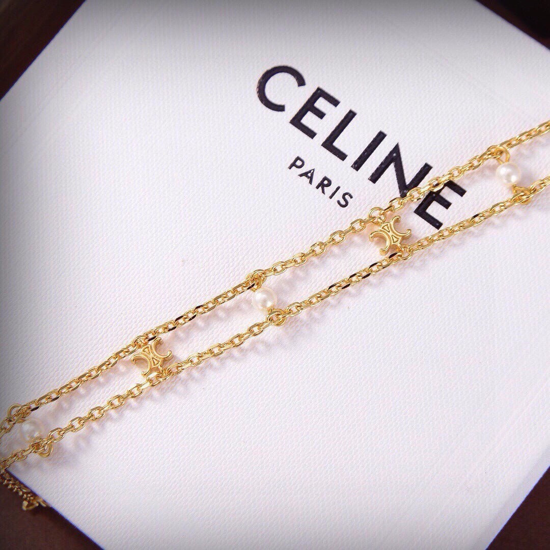 Celine Brass Bracelet