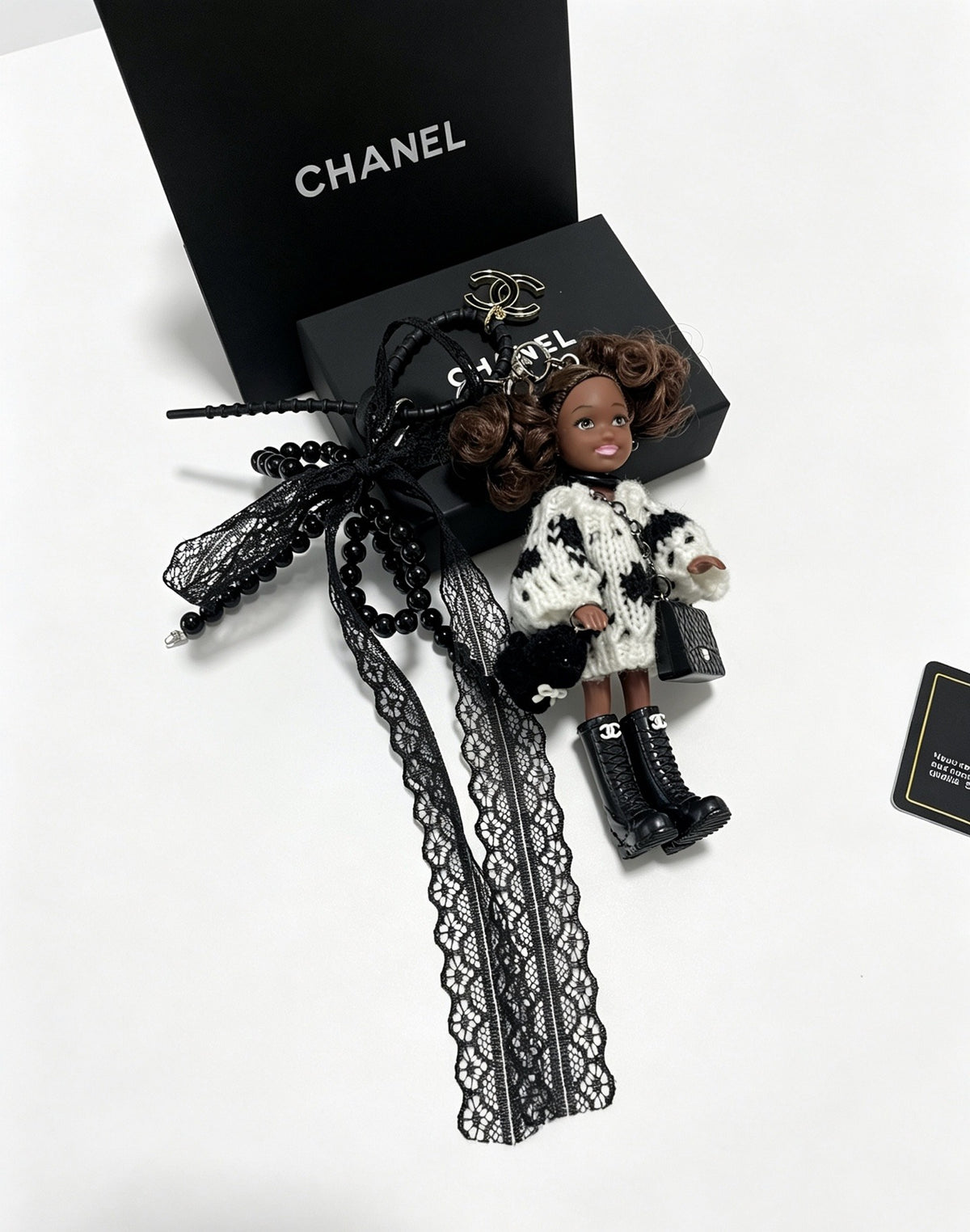 Chanel Vintage-Finish Keychain