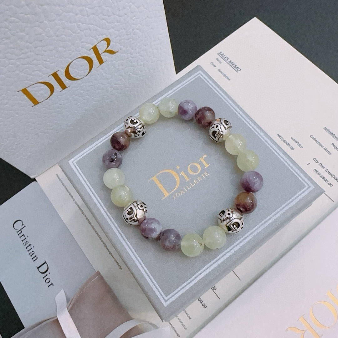 Dior Sterling Silver Vintage-Finish Bracelet