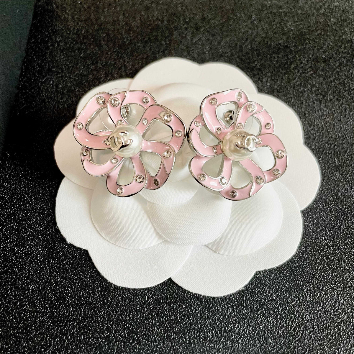 Chanel Openwork Earrings