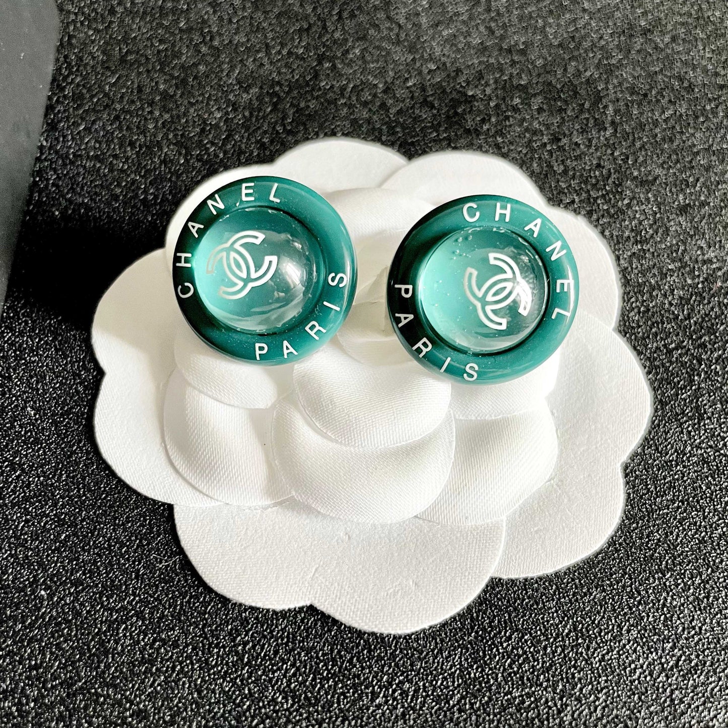 Chanel Logo Earrings