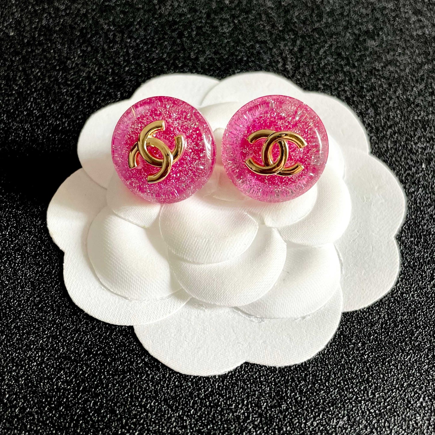 Chanel Logo Earrings