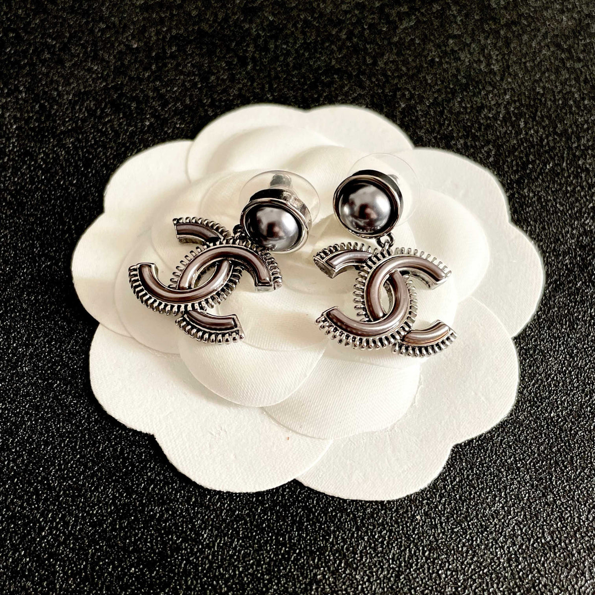 Chanel Pearl Earrings