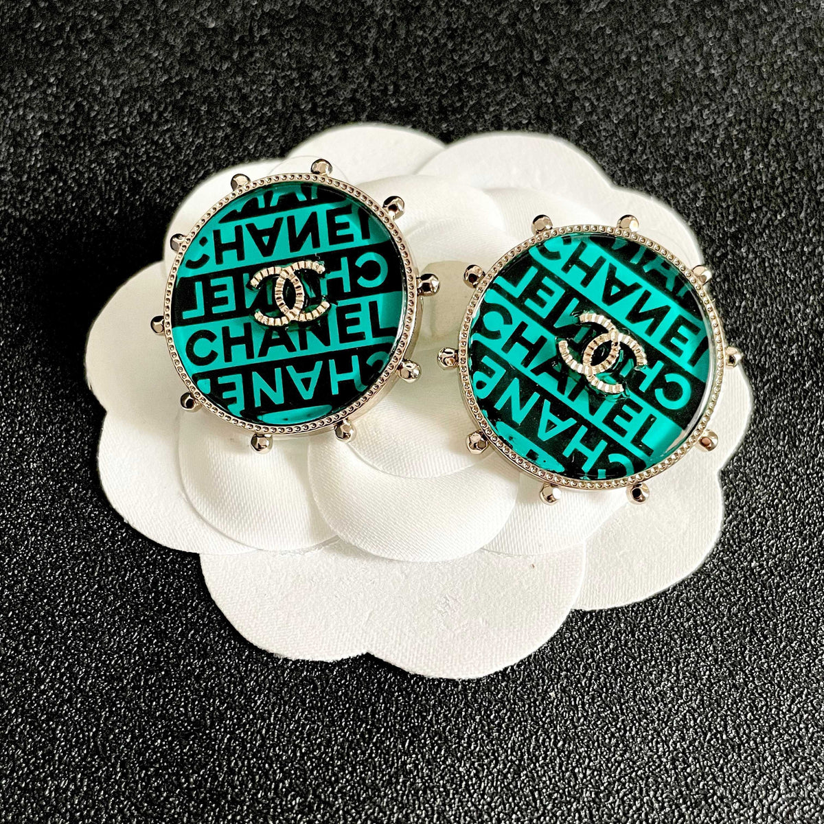 Chanel Logo Earrings