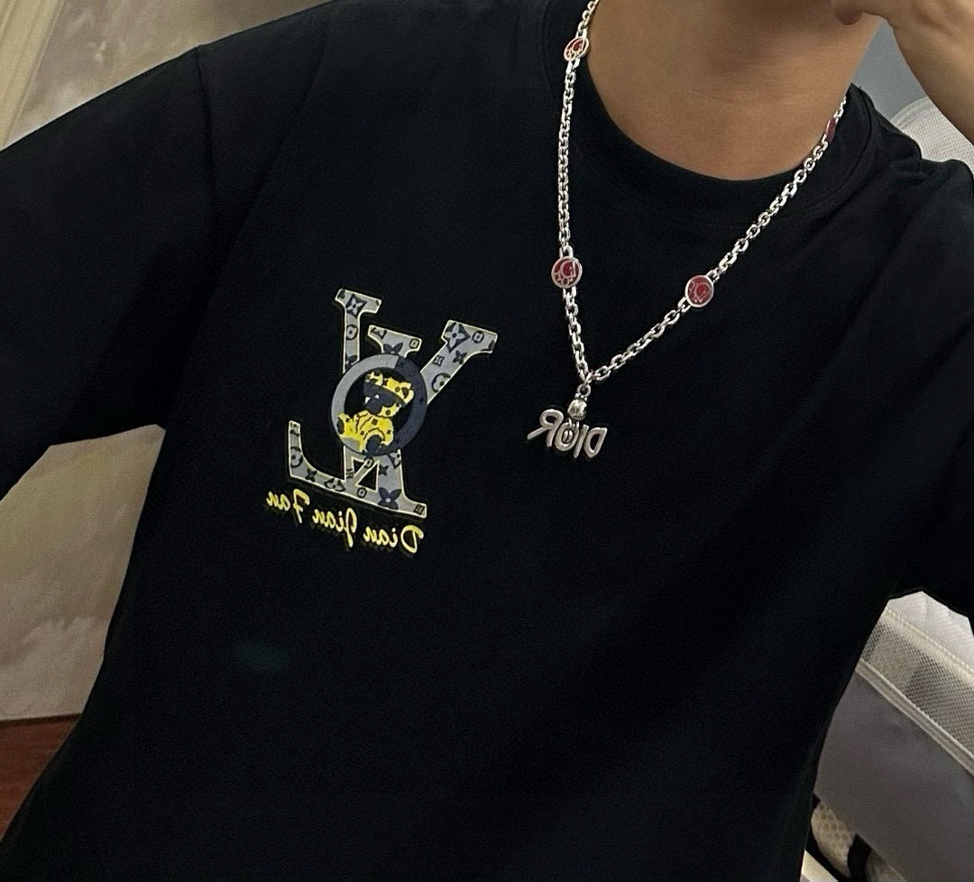 Dior Sterling Silver Chain Necklace