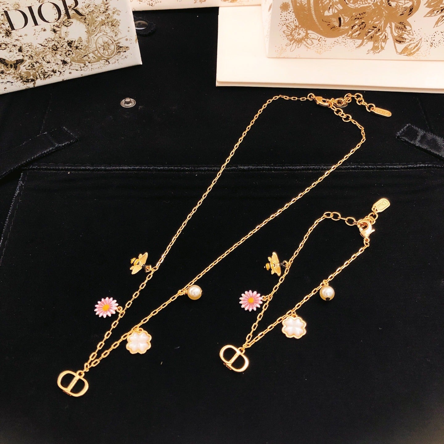 Dior Brass Clover Bracelet
